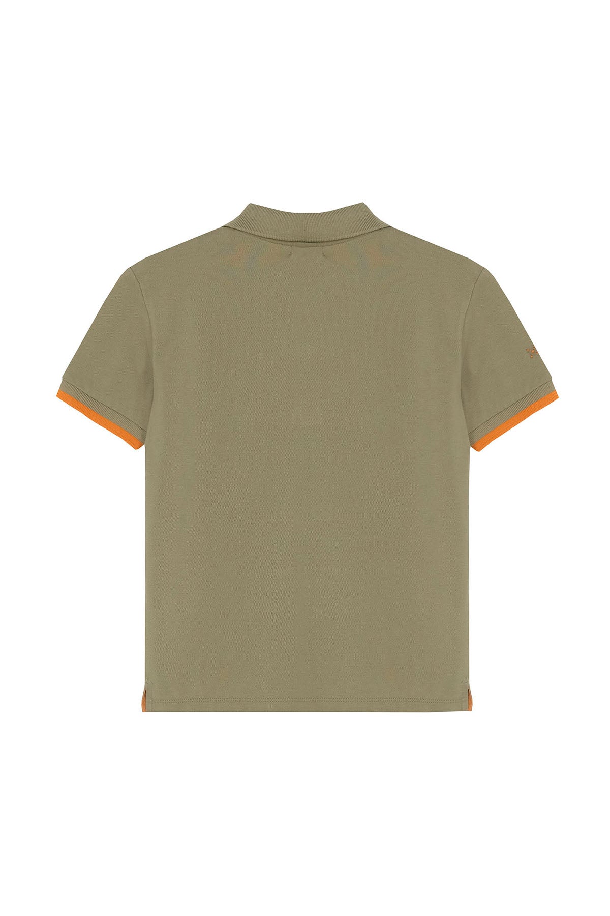 SAGE GREEN ESSENTIALS EMBROIDERED BOYS POLO