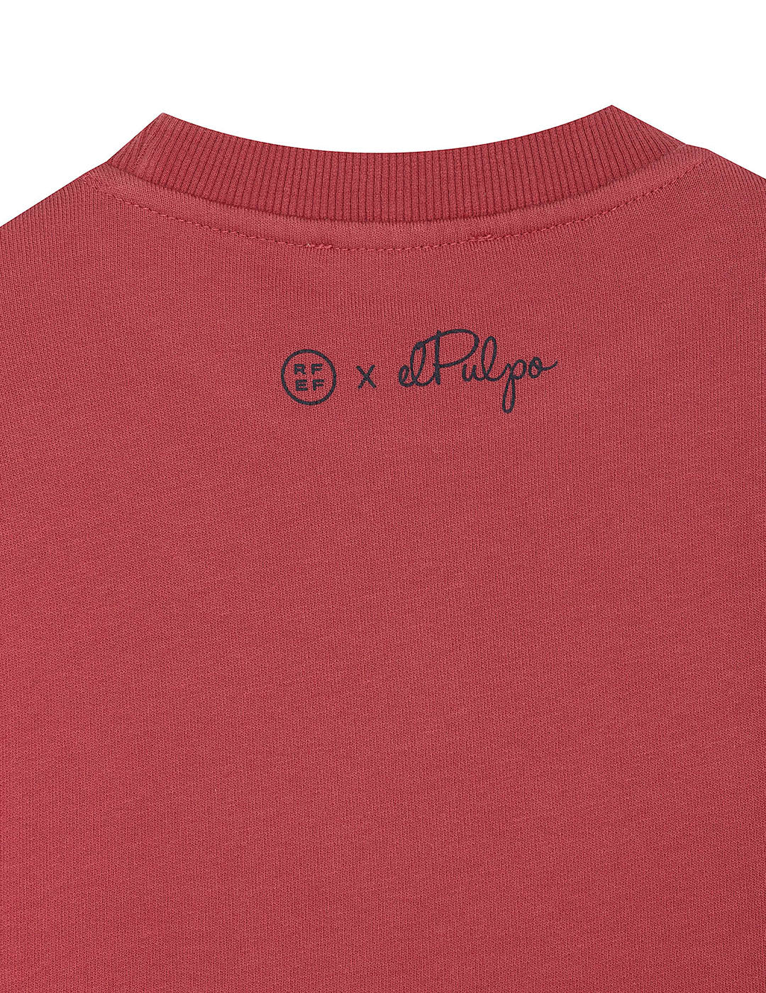 BOY'S SWEATSHIRT WITH CONTRAST ORANGE RED SILHOUETTE PRINT