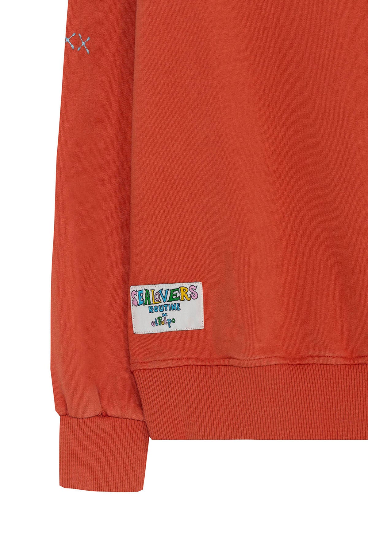 SWEATSHIRT BORDADO TOM-TOM PARA MENINO ELPULPO TERRACOTA