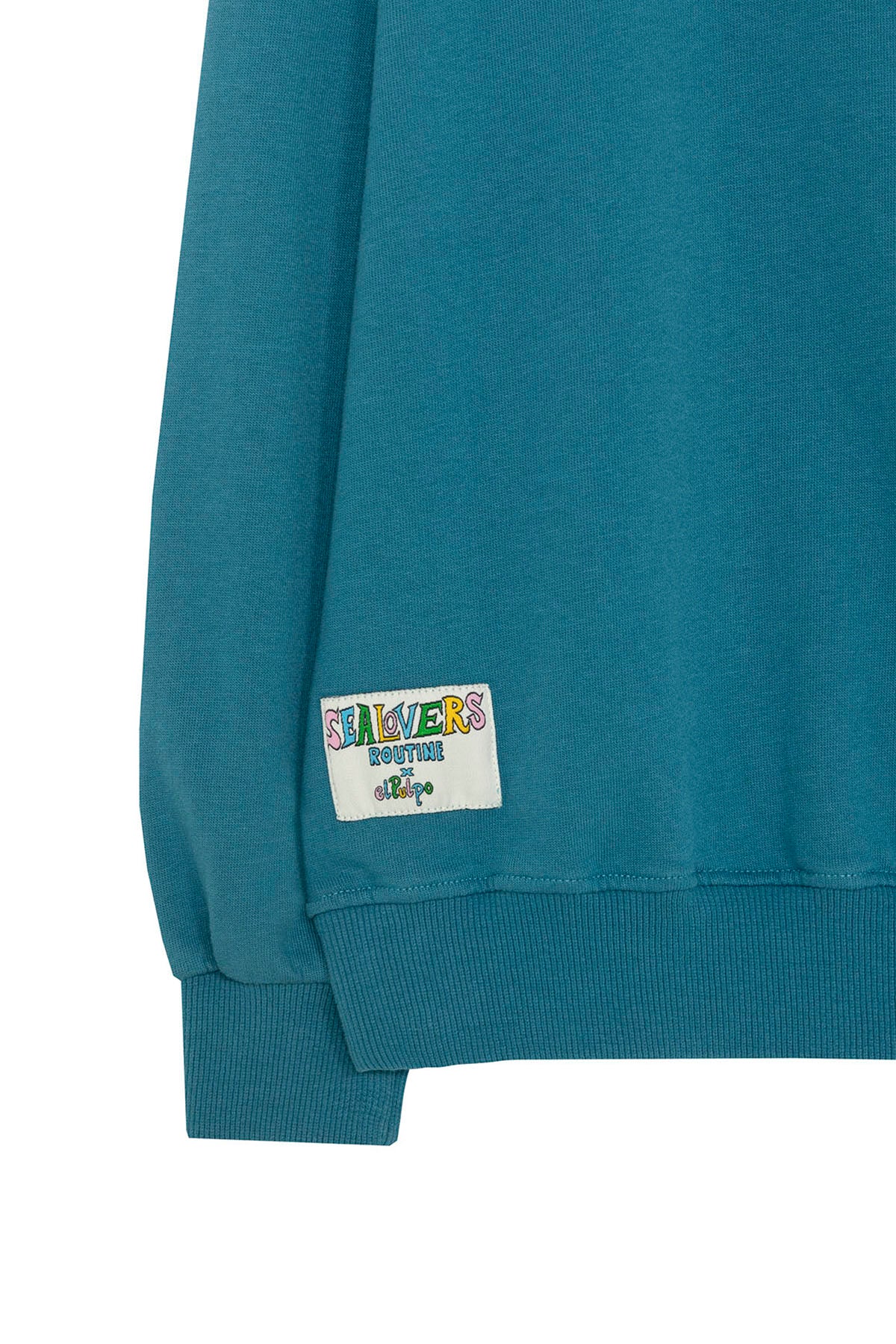 SWEATSHIRT BORDADO AZUL SAFIRA ELPULPO PARA MENINO