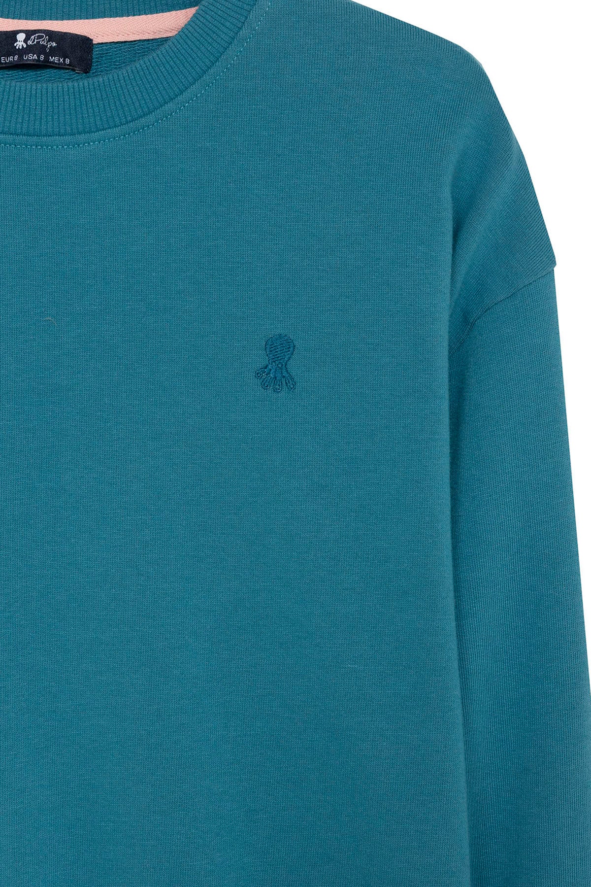 SWEATSHIRT BORDADO AZUL SAFIRA ELPULPO PARA MENINO