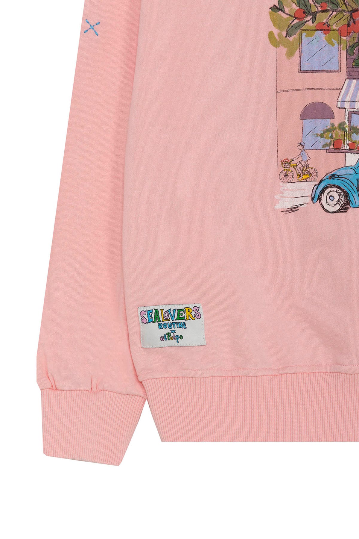 ELPULPO SHOP SWEATSHIRT ROSA ESTAMPADO PARA MENINO