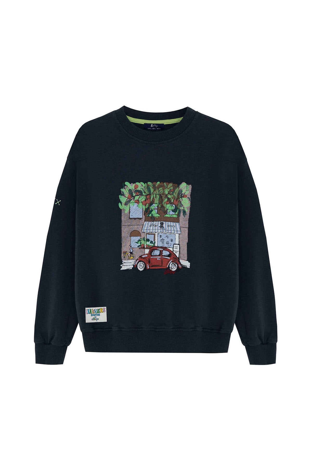 SUDADERA NIÑO ESTAMPADO ELPULPO SHOP AZUL MARINO DELAVÉ