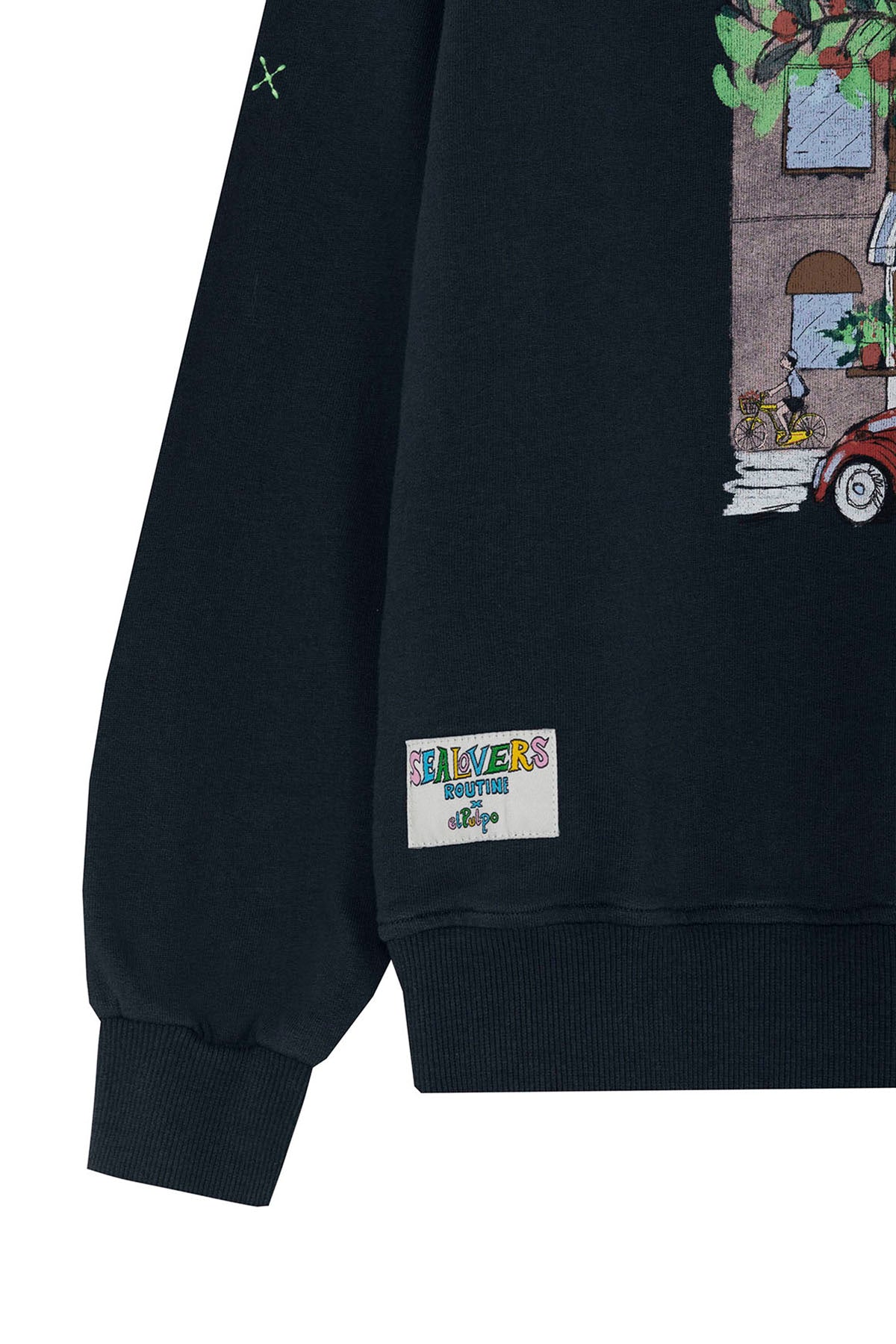 SUDADERA NIÑO ESTAMPADO ELPULPO SHOP AZUL MARINO DELAVÉ
