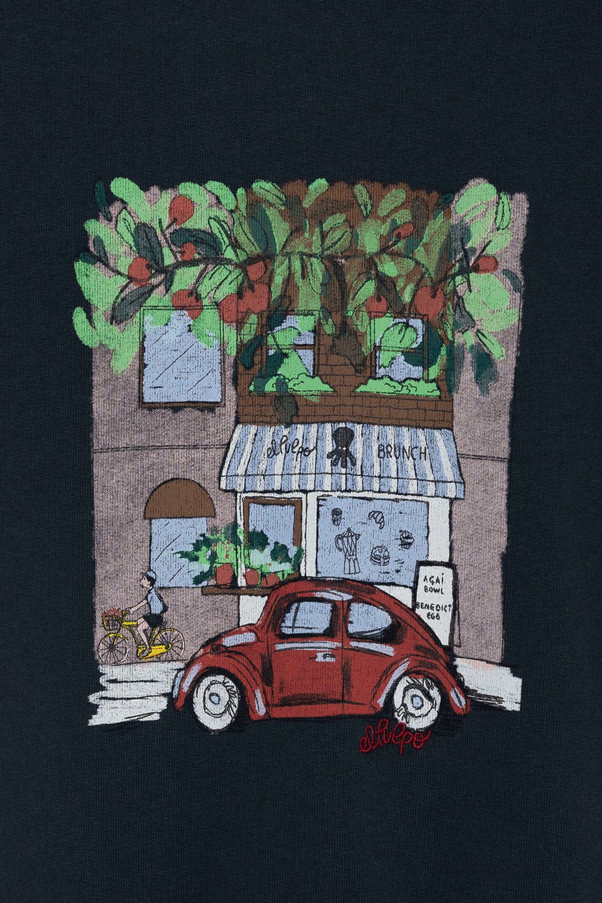 SUDADERA NIÑO ESTAMPADO ELPULPO SHOP AZUL MARINO DELAVÉ