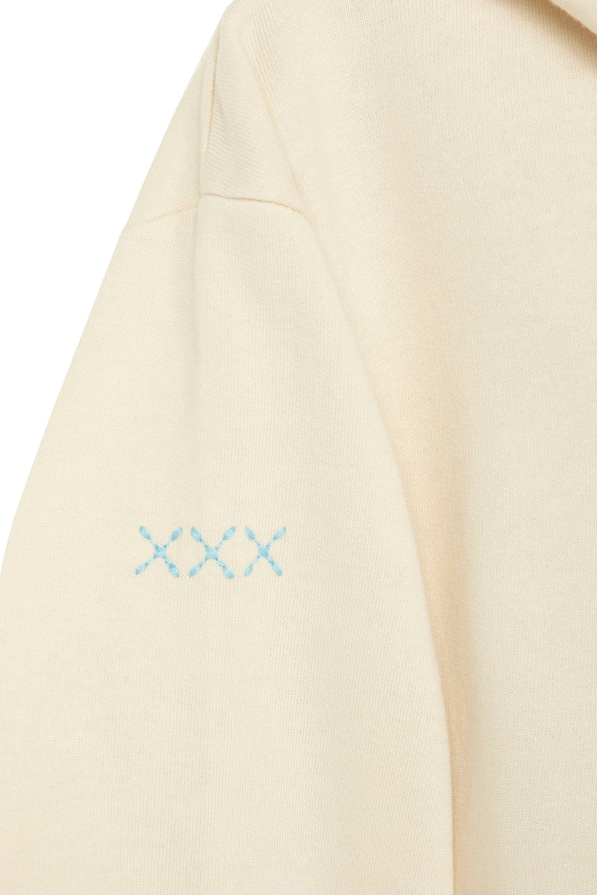 SWEATSHIRT COM CAPUZ MASCULINO COM ESTAMPA DE MERCADO FRESCO OFF-WHITE