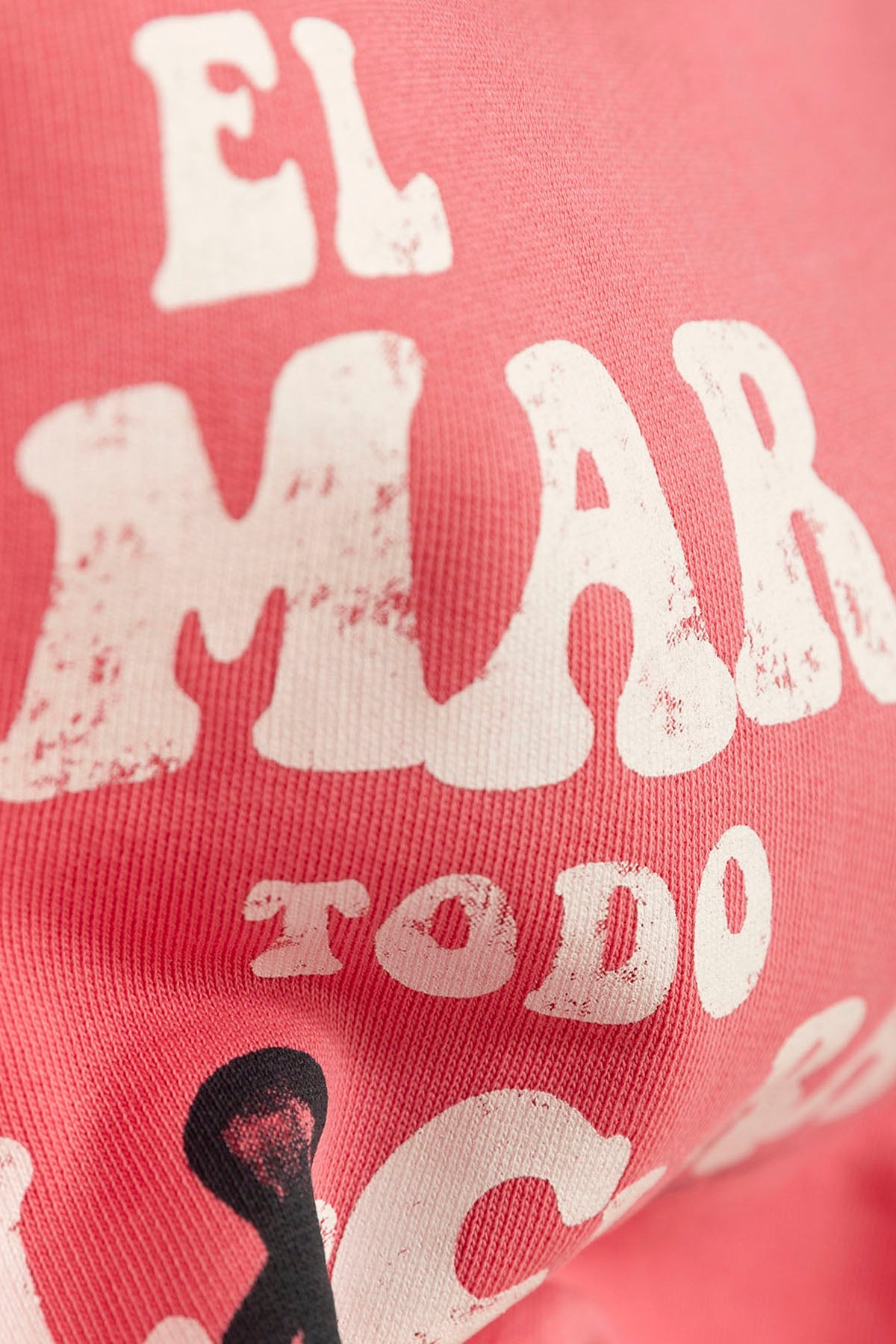 SWEAT MASCULINO COM CAPUZ THE SEA ALL MADNESS EM ROSA CHICLETE