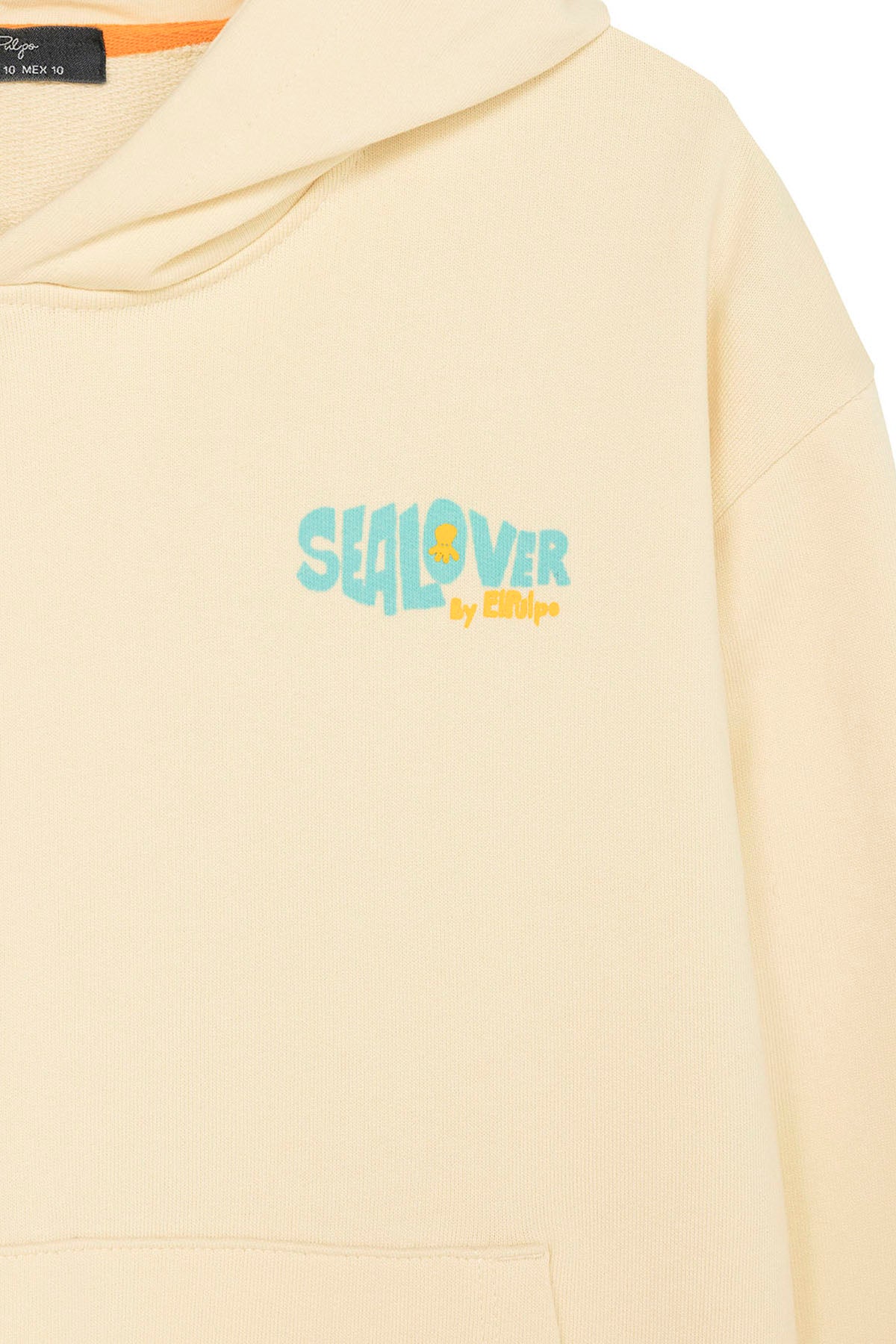 SWEATSHIRT COM CAPUZ MASCULINO OVERSIZED SURFING LIKE SEALOVER, OFF-WHITE