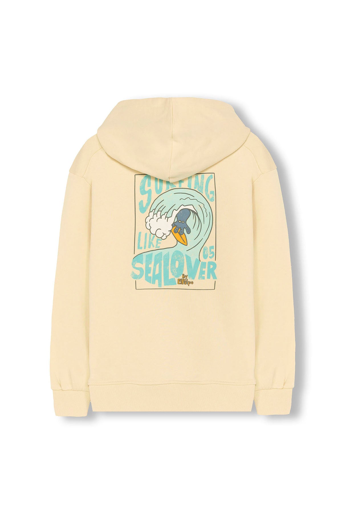 SWEATSHIRT COM CAPUZ MASCULINO OVERSIZED SURFING LIKE SEALOVER, OFF-WHITE