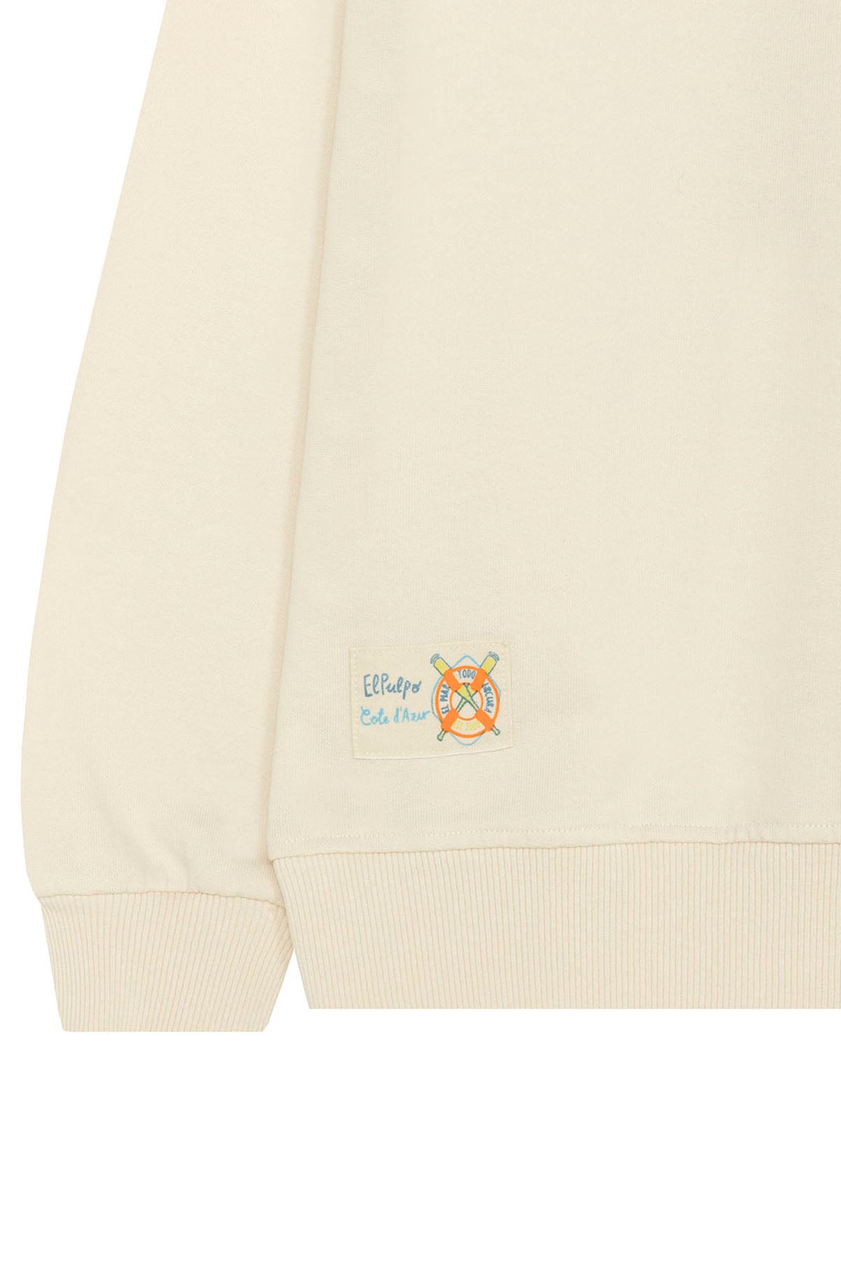 SWEATSHIRT COTE D´AZUR OVERSIZED MASCULINO EM BRANCO-SUCEDIDO