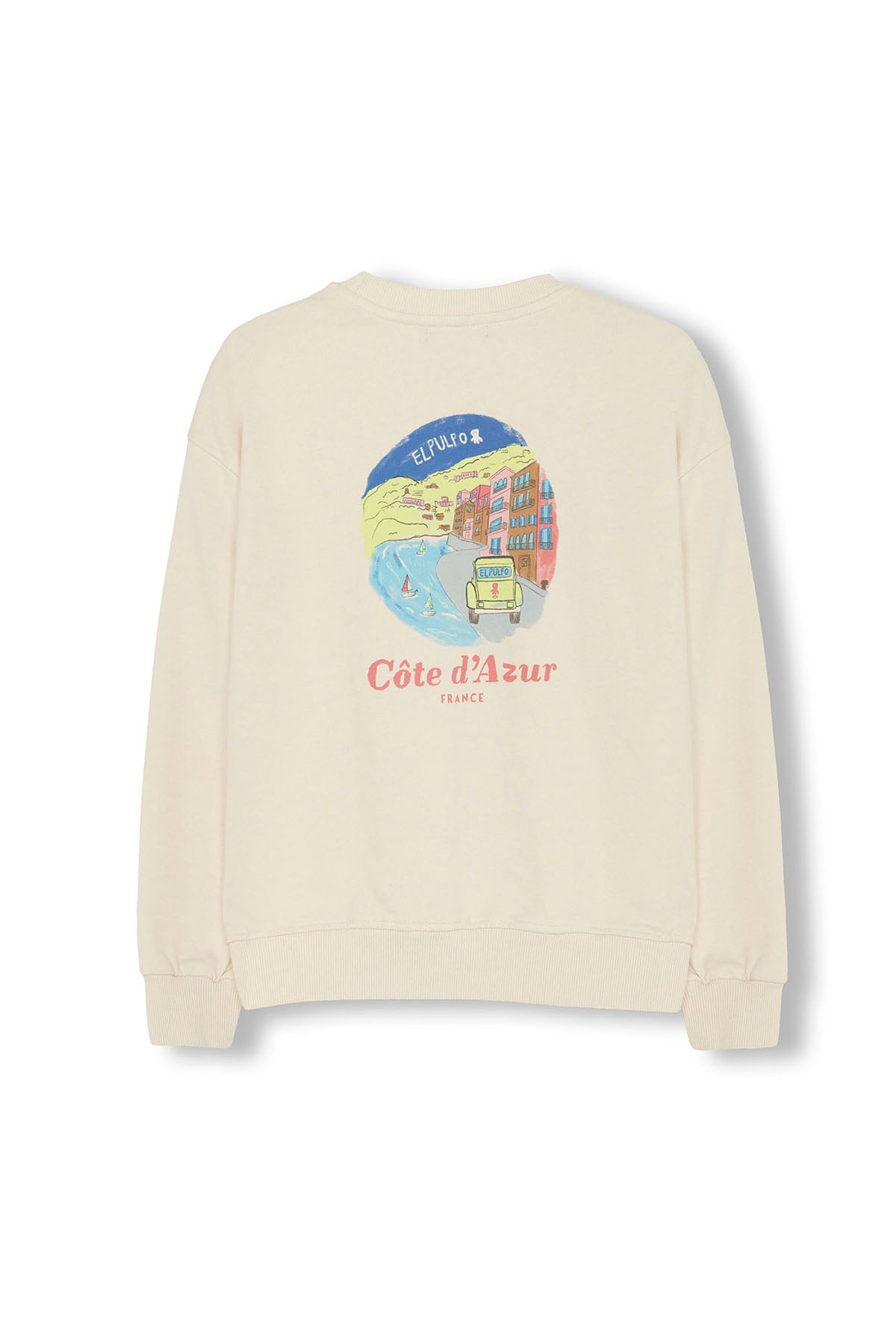 SWEATSHIRT COTE D´AZUR OVERSIZED MASCULINO EM BRANCO-SUCEDIDO