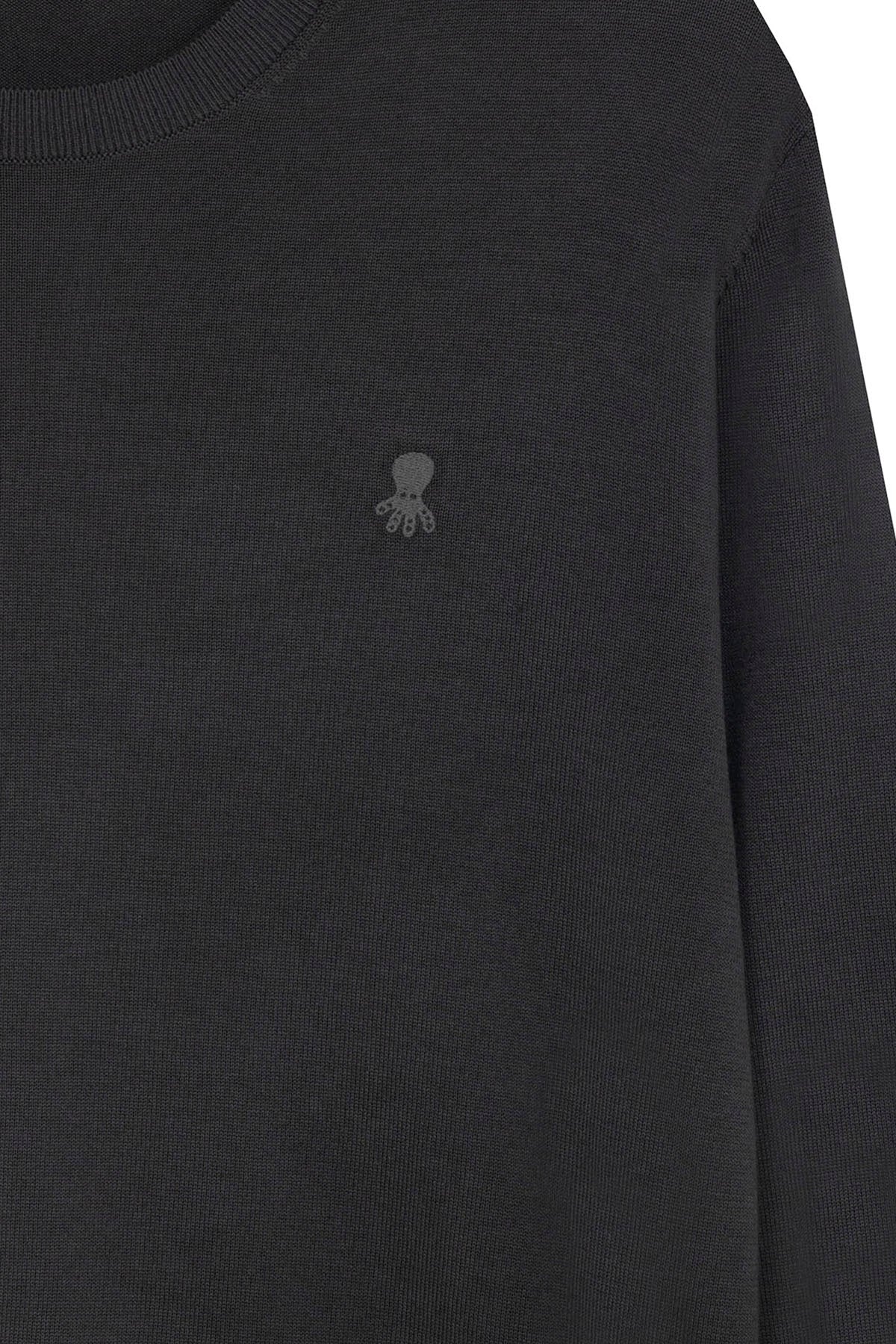 SWEATER BÁSICO ANTRACITE EXTRA FINO LAVADO PARA MENINO