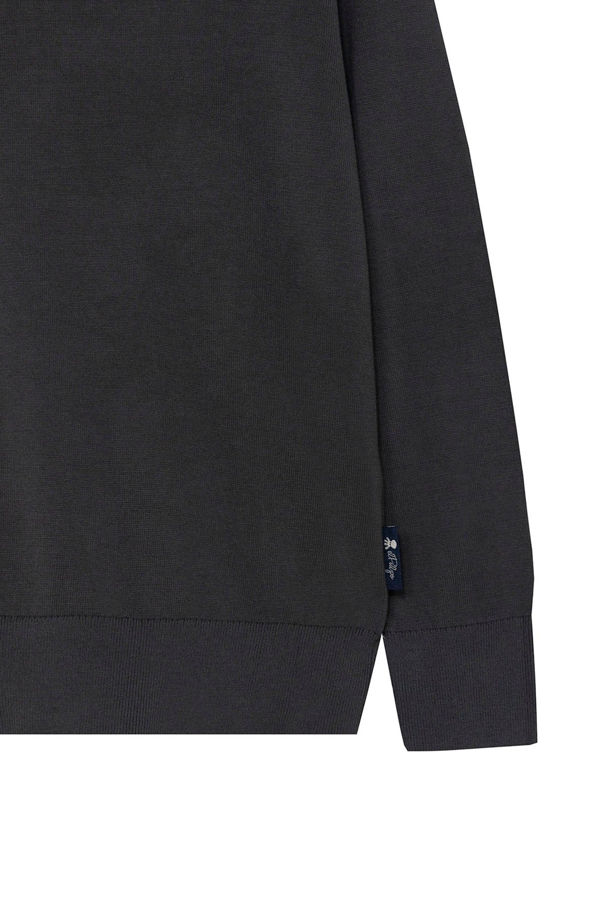 SWEATER BÁSICO ANTRACITE EXTRA FINO LAVADO PARA MENINO