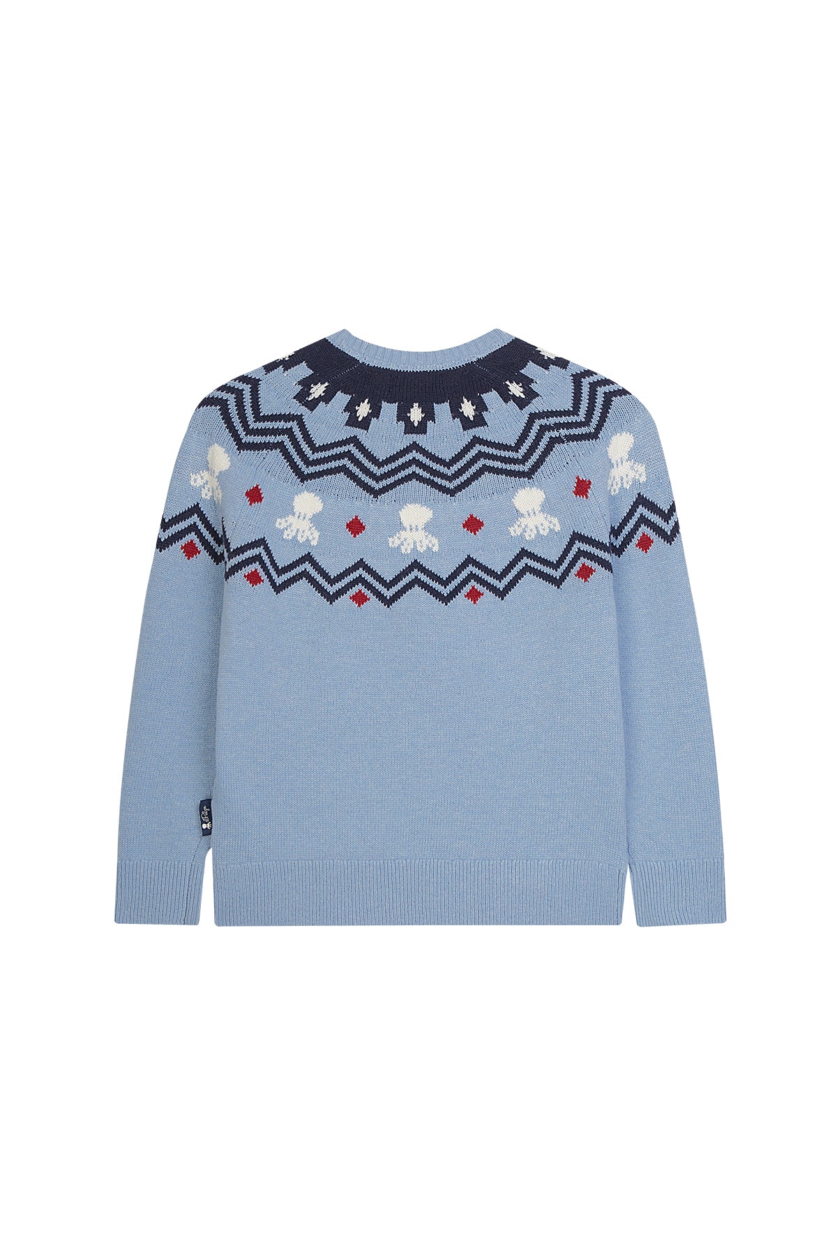 JERSEY NIÑO GRECAS NEWICE AZUL GRISÁCEO