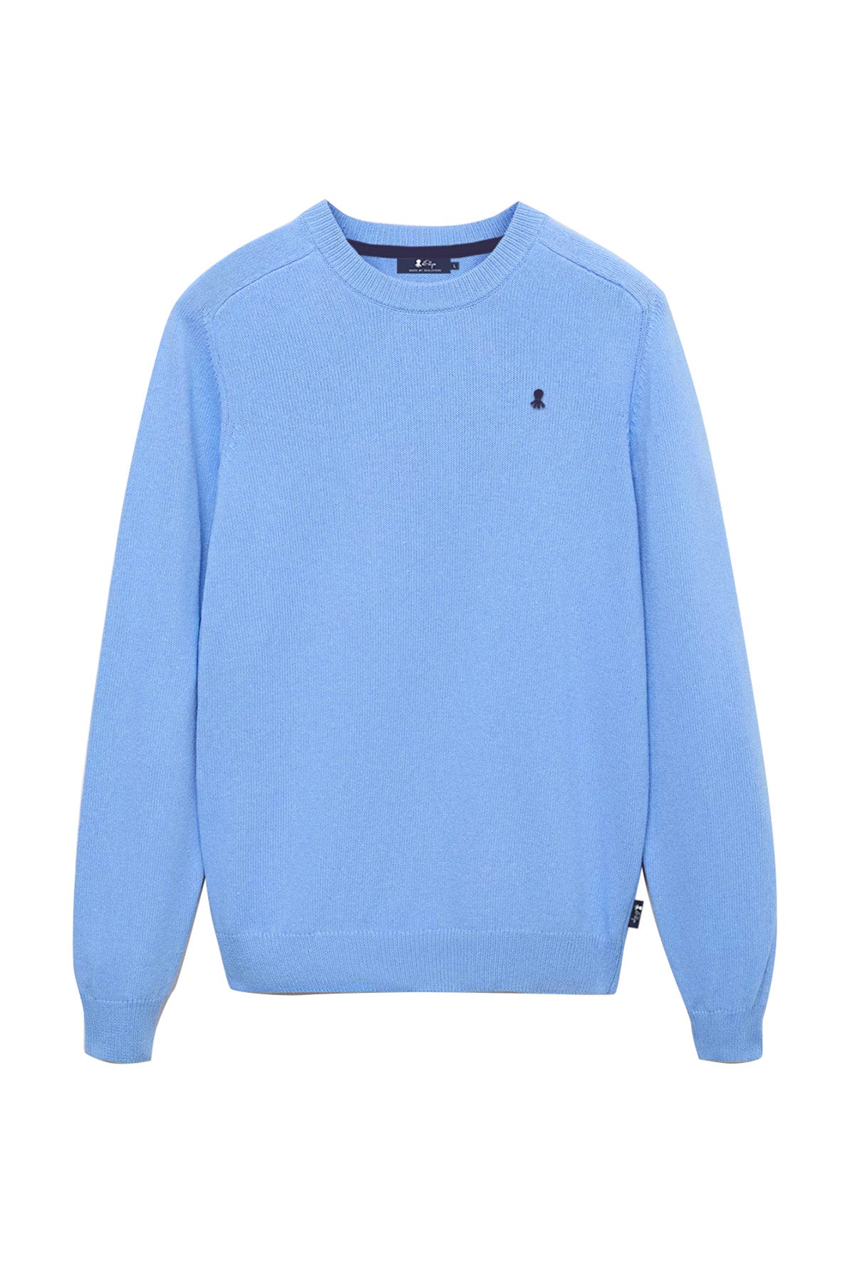 Jersey niño logo bordado azul lavanda