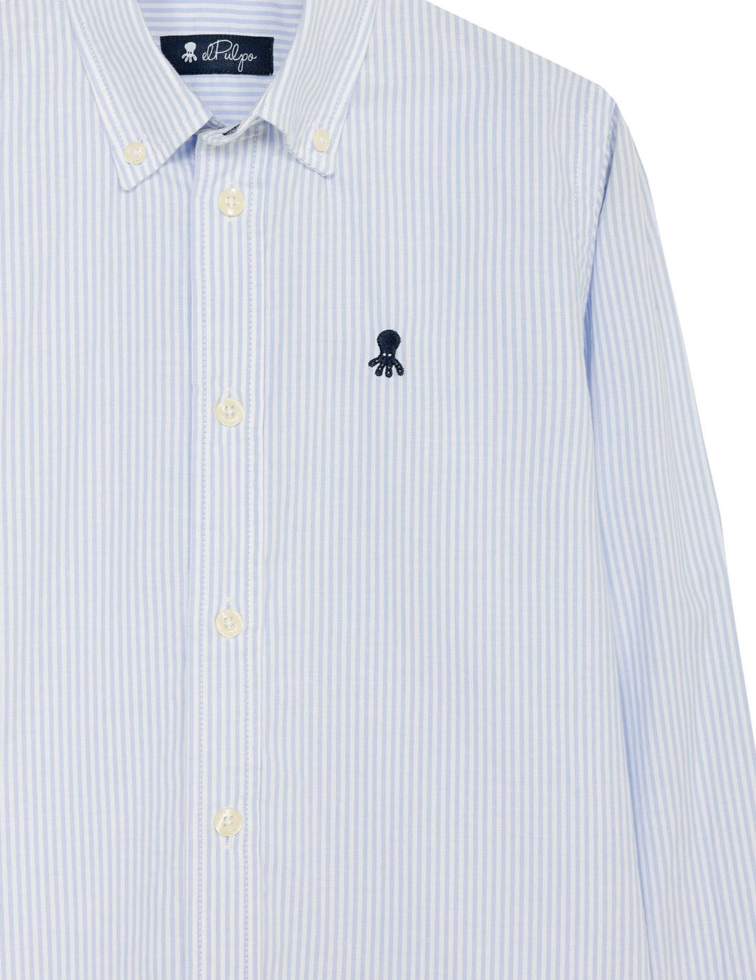 CAMISA MENINA LISTRADA PINT POINT ÍNDIGO