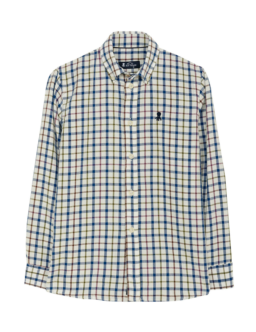CAMISA NIÑO MULTI COMB CHECK VERDE BOTELLA
