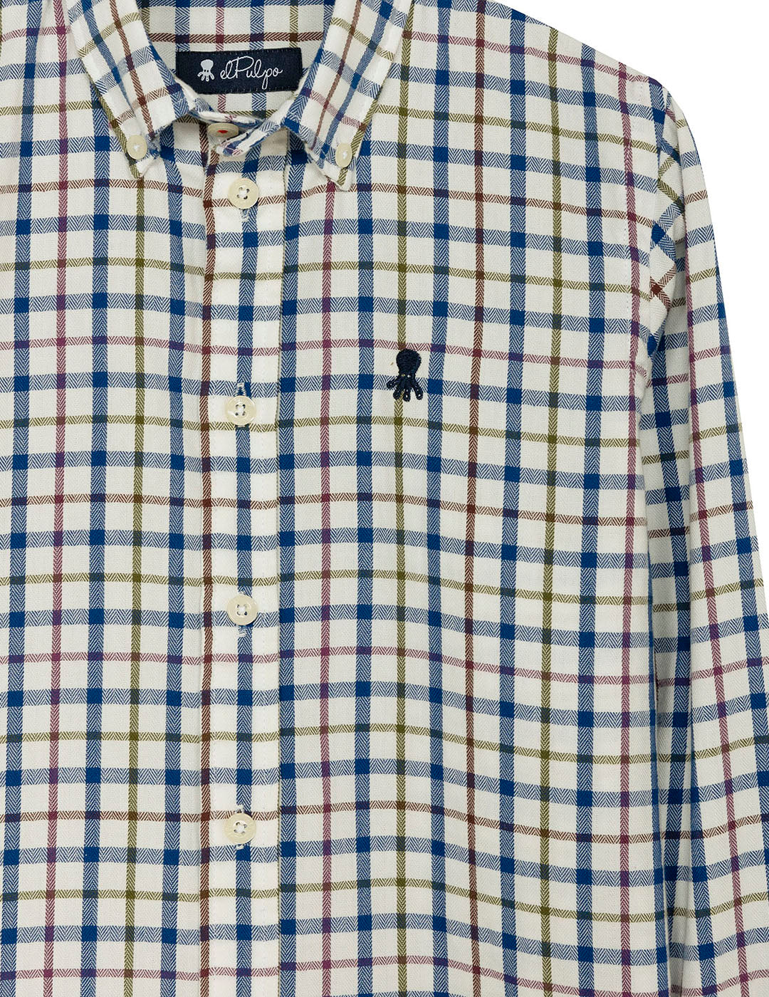 CAMISA NIÑO MULTI COMB CHECK VERDE BOTELLA