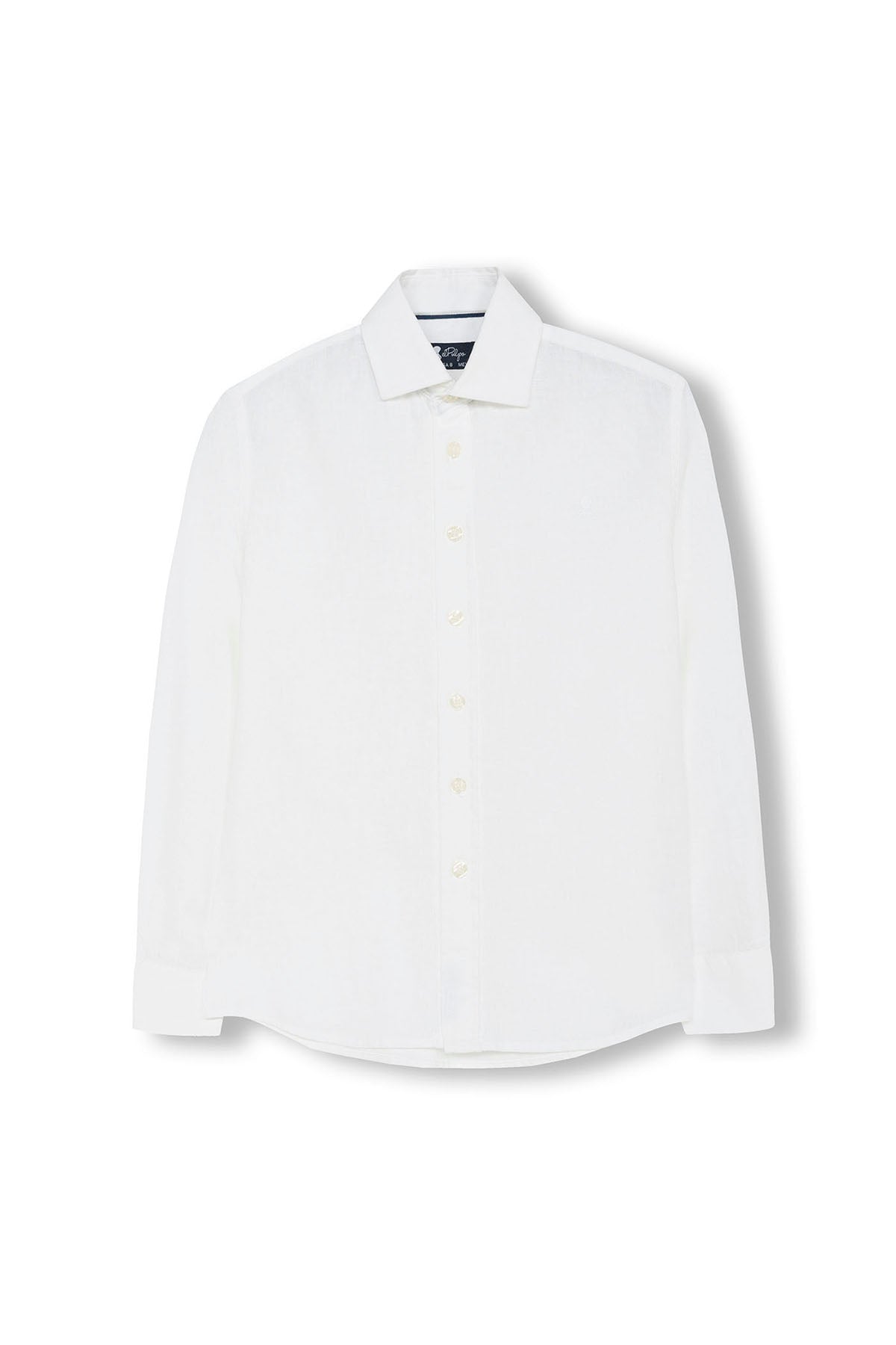 CAMISOLA DE LINHO BRANCA PARTIDA PARA MENINO