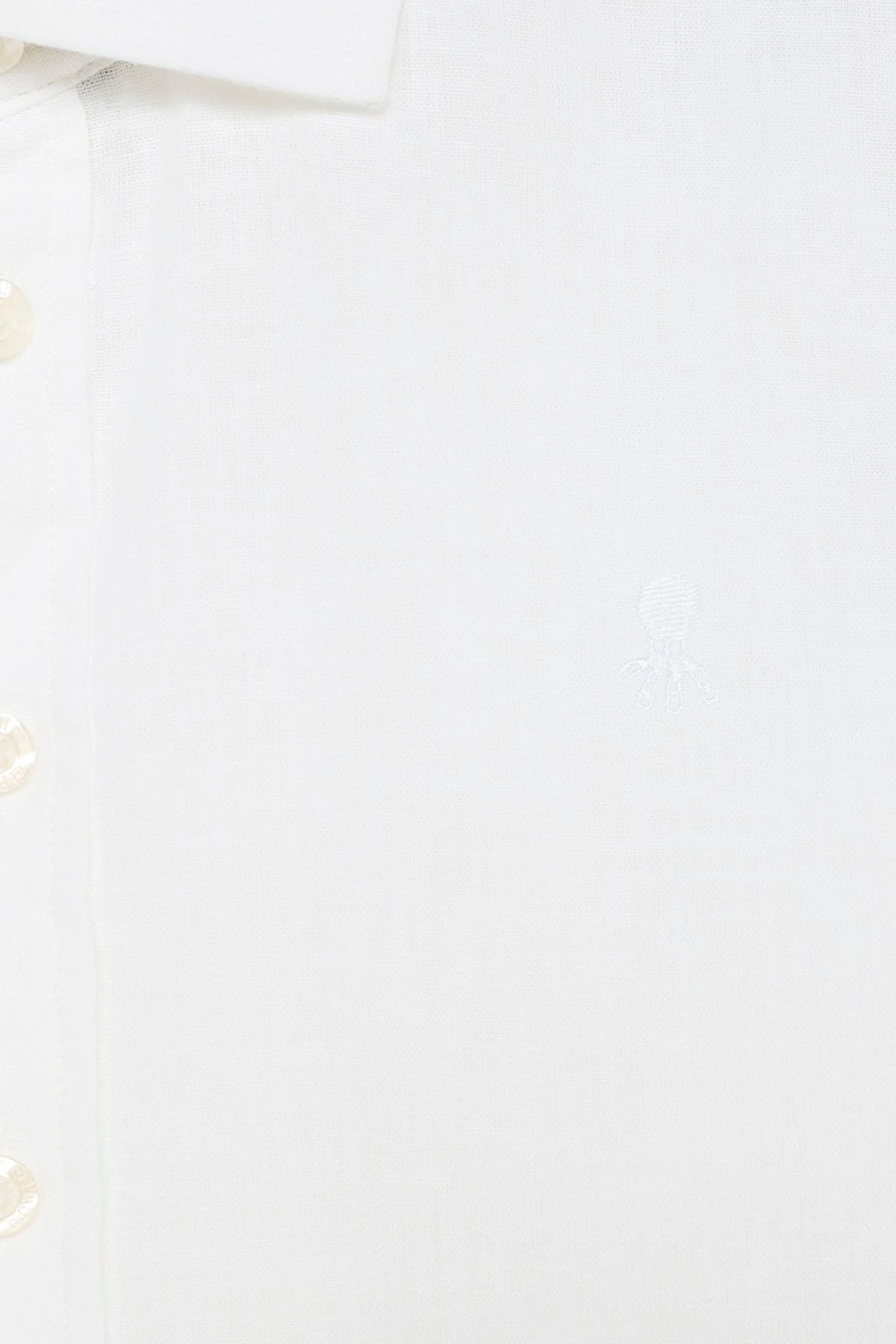 CAMISOLA DE LINHO BRANCA PARTIDA PARA MENINO