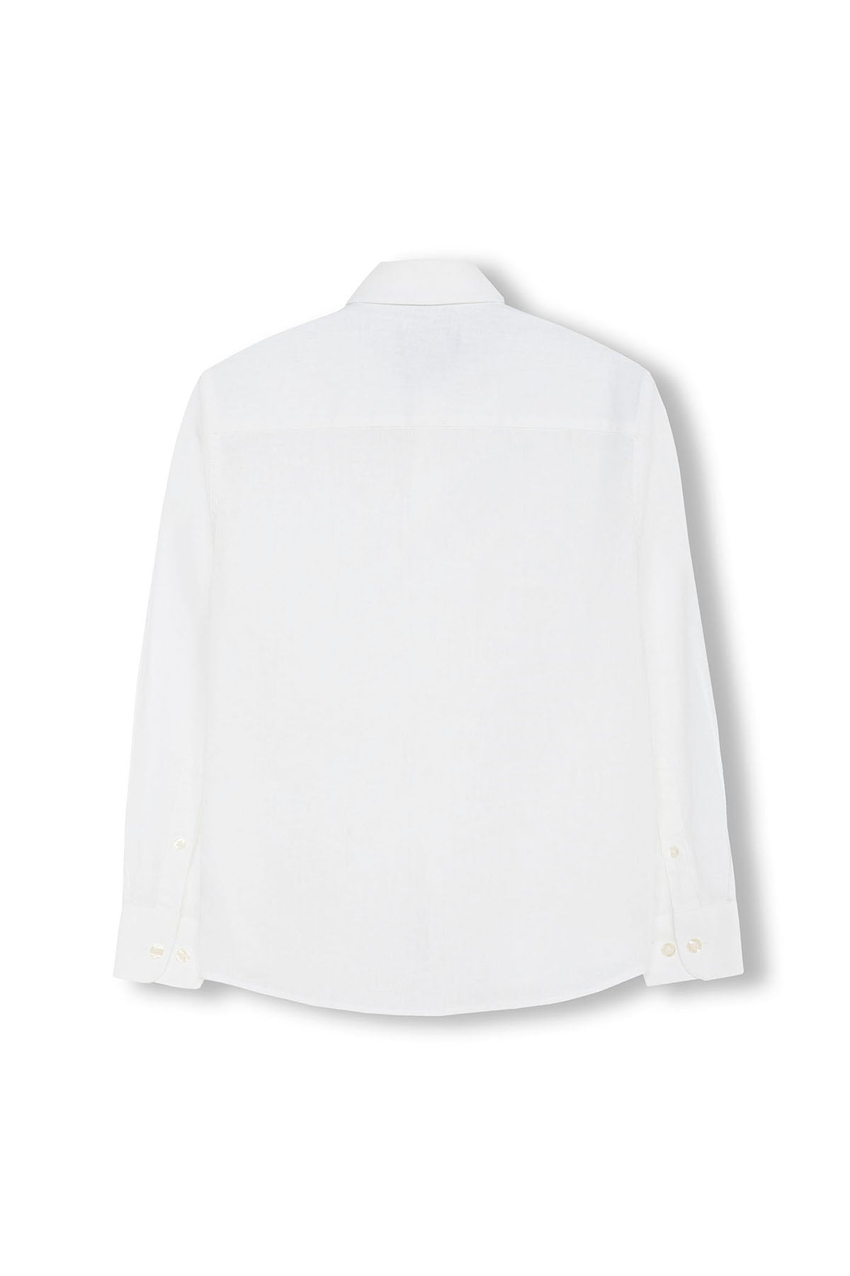 CAMISOLA DE LINHO BRANCA PARTIDA PARA MENINO