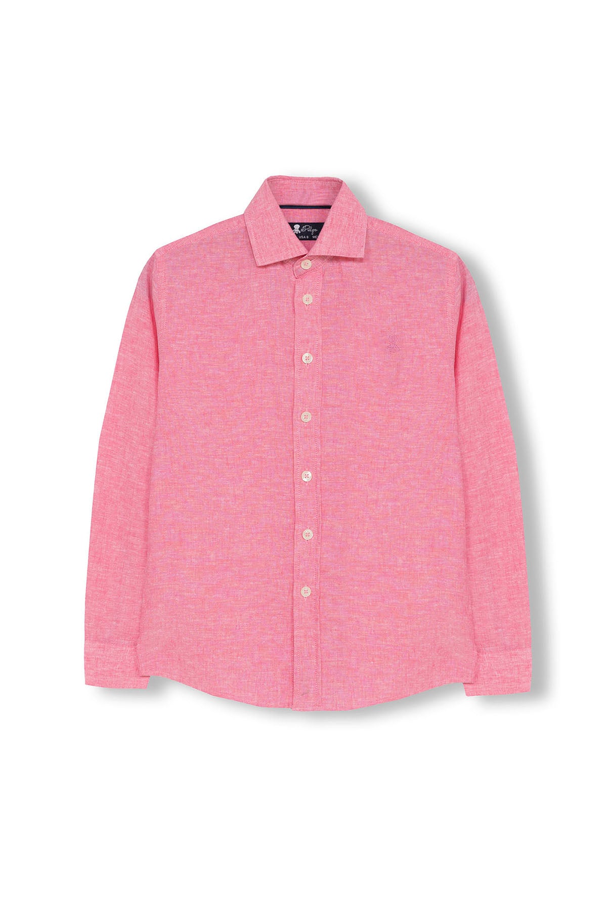 PINK LINEN BOYS SHIRT
