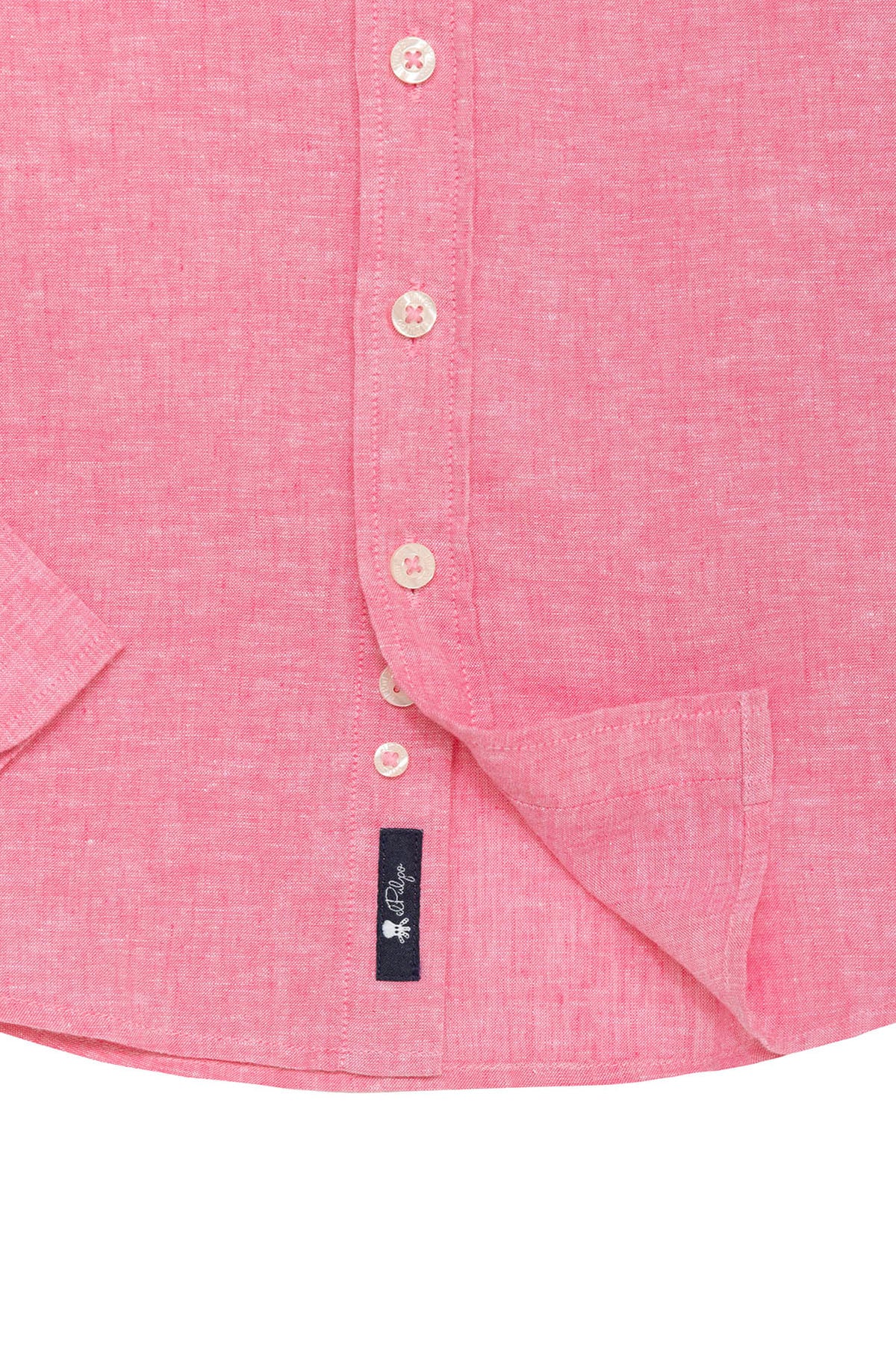 PINK LINEN BOYS SHIRT