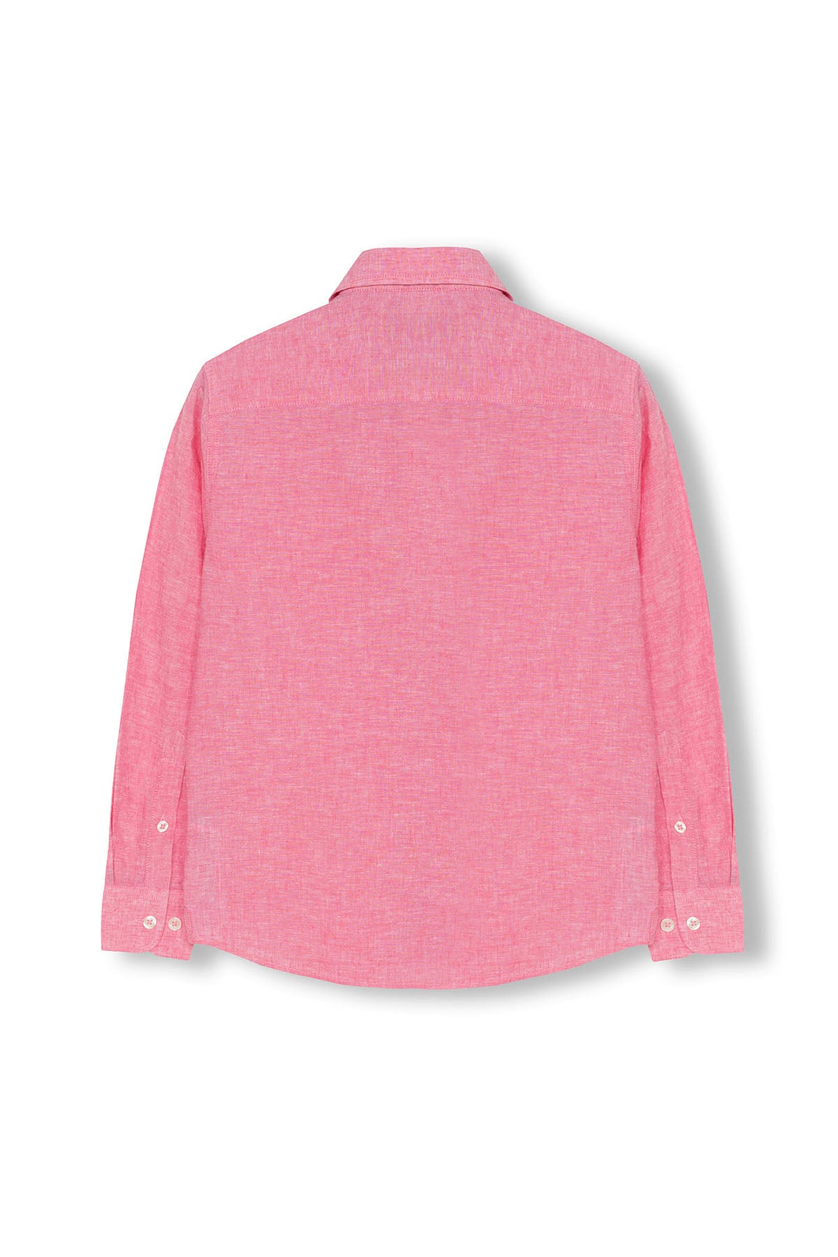 PINK LINEN BOYS SHIRT