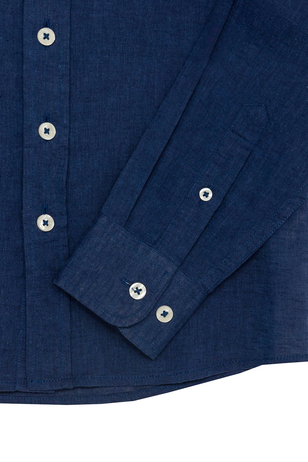 CAMISOLA MENINA DE LINHO AZUL
