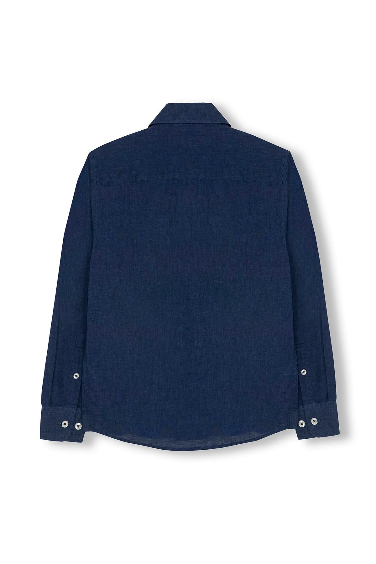 CAMISOLA MENINA DE LINHO AZUL
