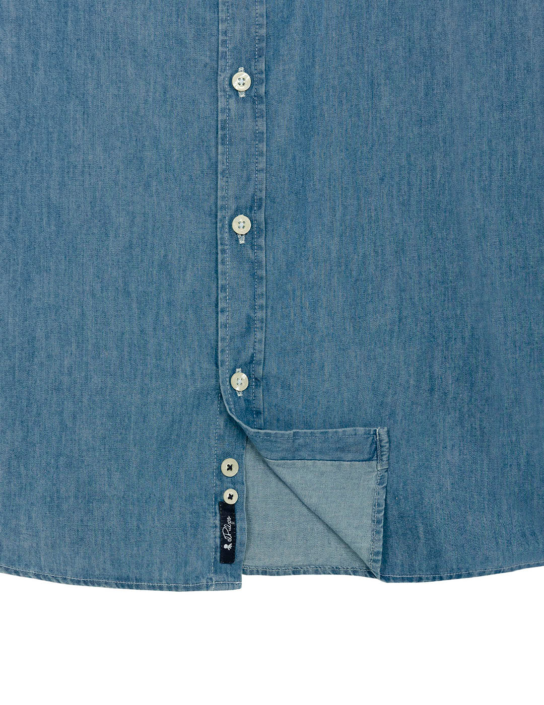 DARK BASIC INDIGO BOYS SHIRT