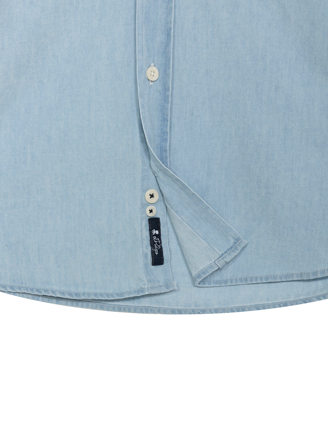 BOY'S SHIRT LIGHT BASIC OCEAN BLUE