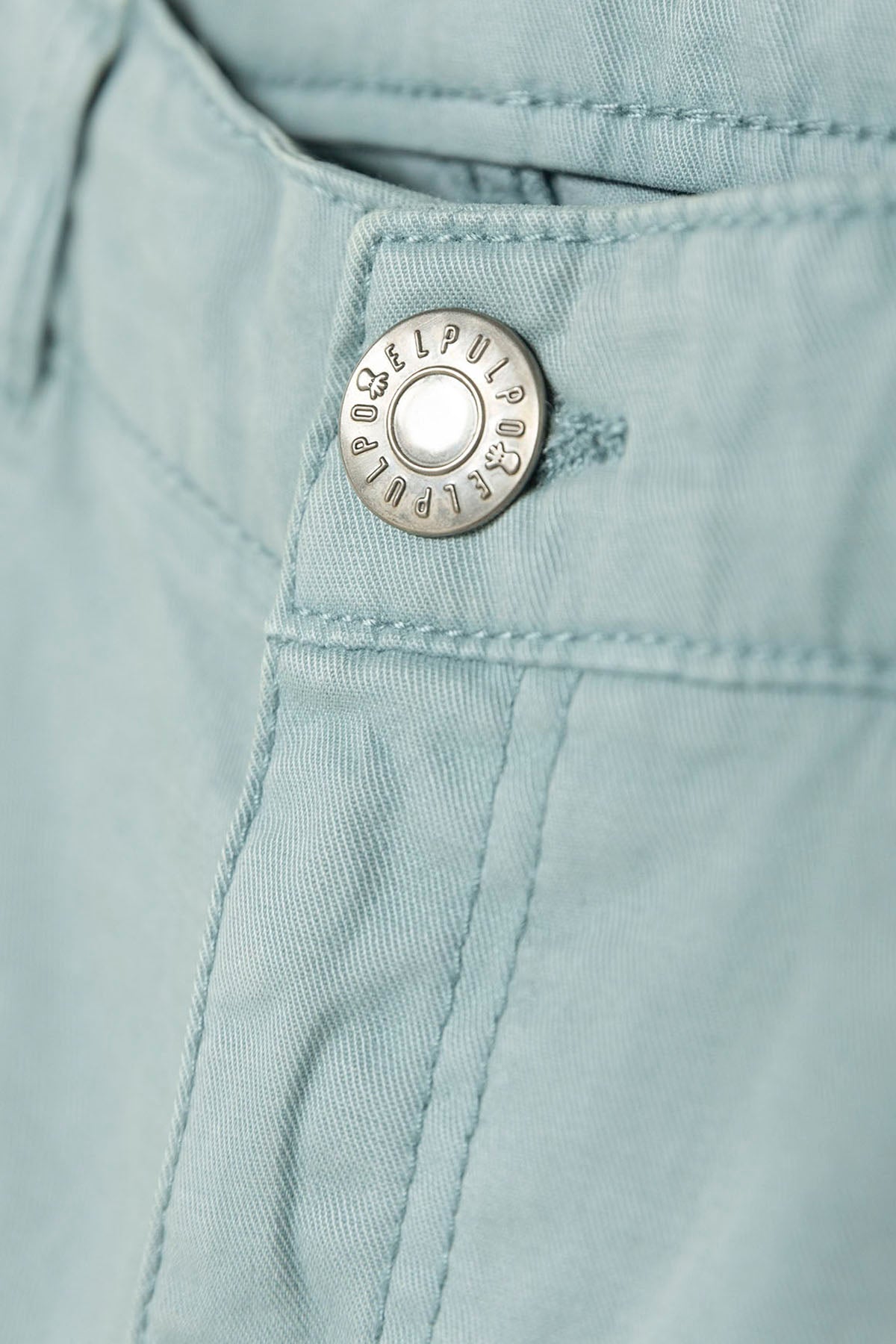 BOYS PANTS WITH 5 POCKETS IN SAGE GREEN