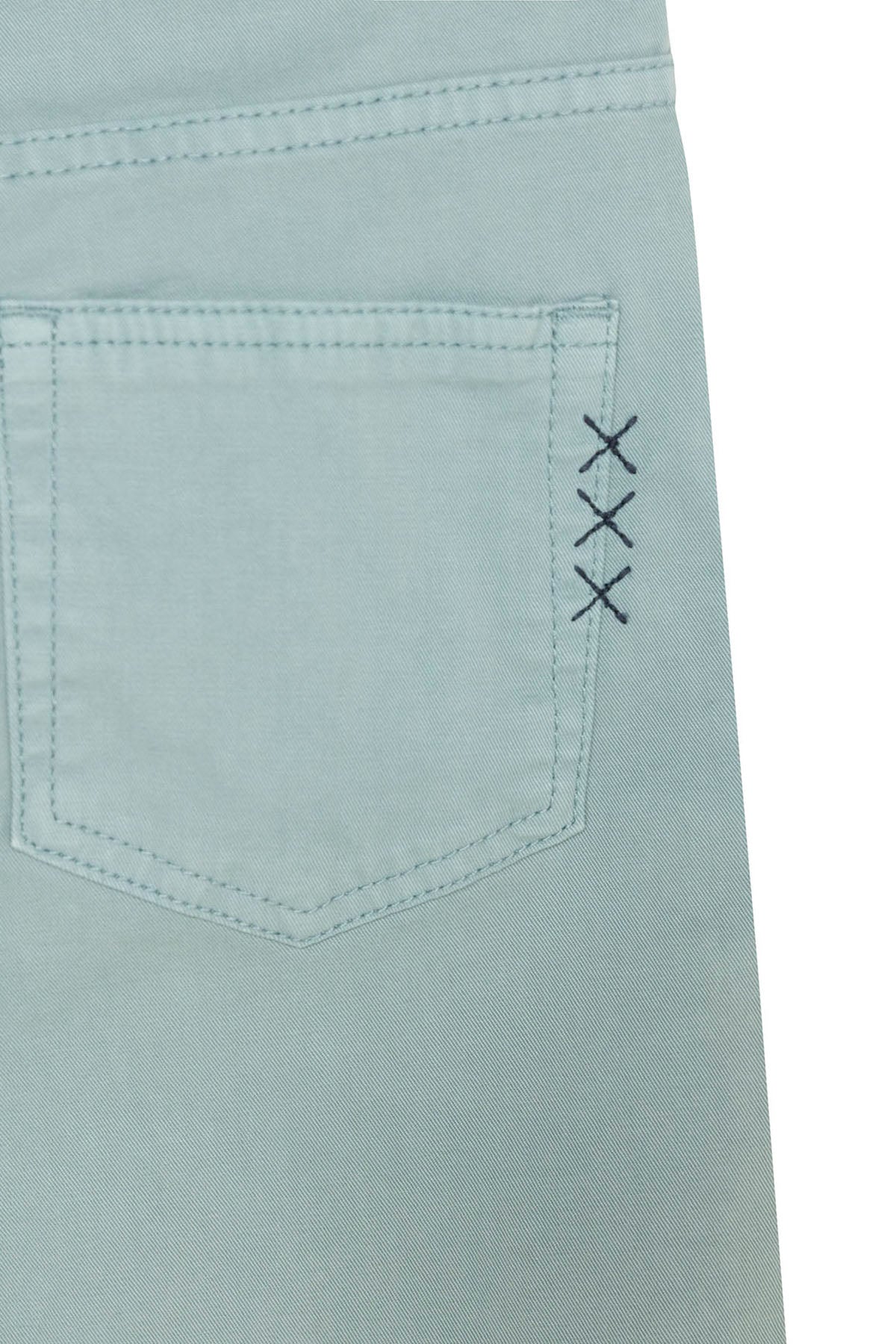BOYS PANTS WITH 5 POCKETS IN SAGE GREEN