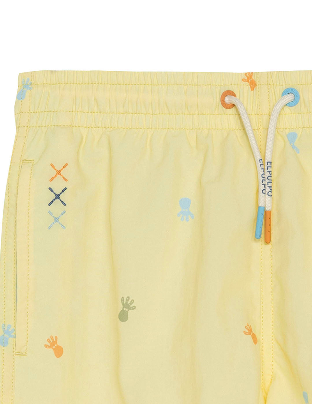 BAÑADOR NIÑO ESTAMPADO NEW ALL OVER MULTICOLOR AMARILLO DELAVÉ