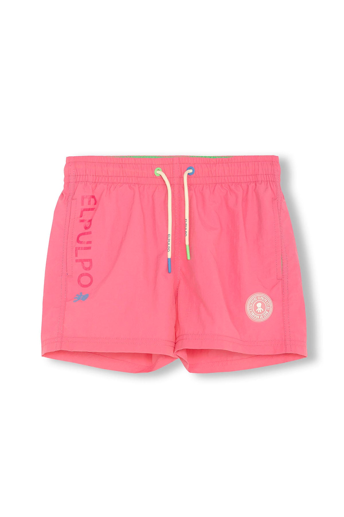 BAÑADOR NIÑO ESTAMPADO LATERAL ELPULPO ROSA CHICLE