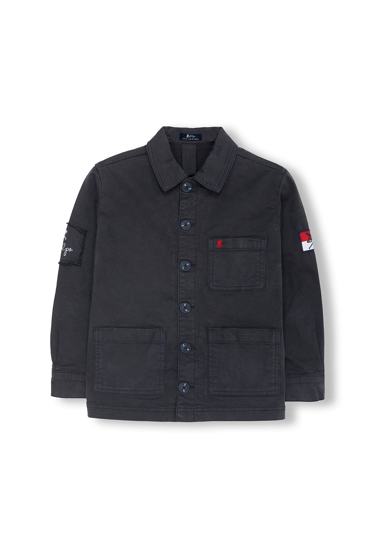 SOBRECAMISA NIÑO HERITAGE AZUL MARINO