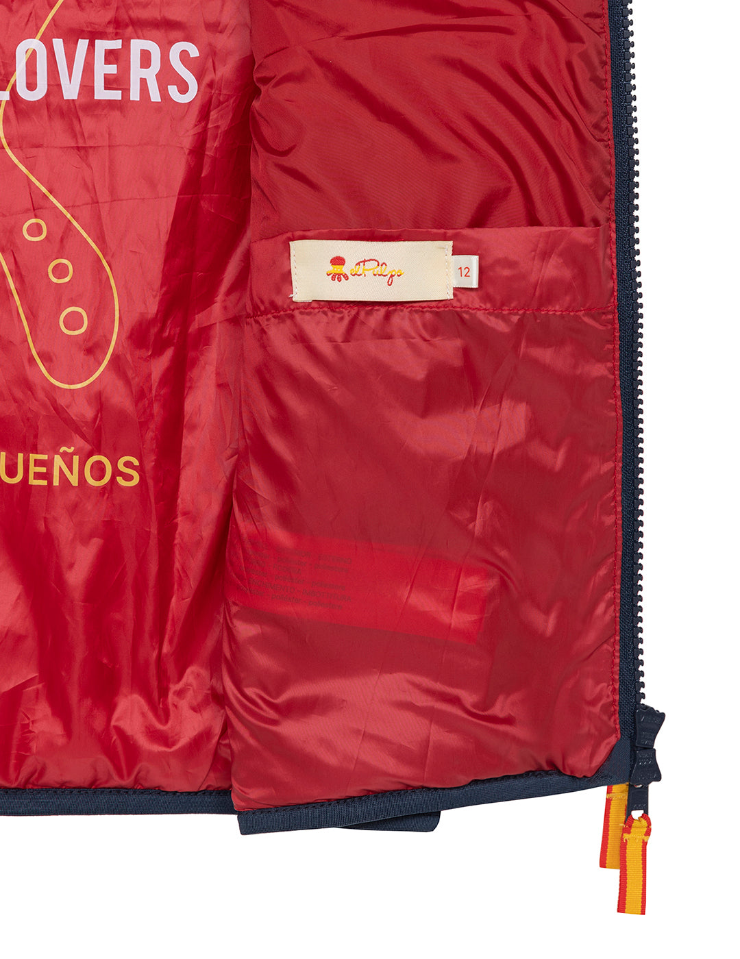 CHALECO RFEF NIÑO ROJO