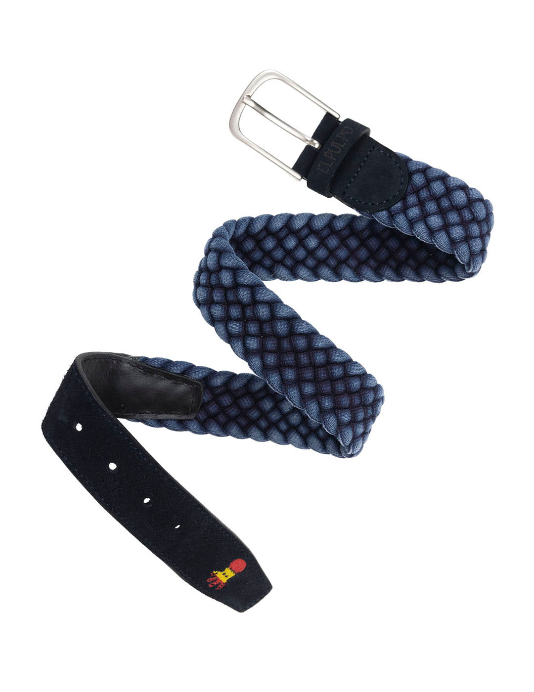 VINTAGE RFEF NAVY BLUE DELAVÉ BELT