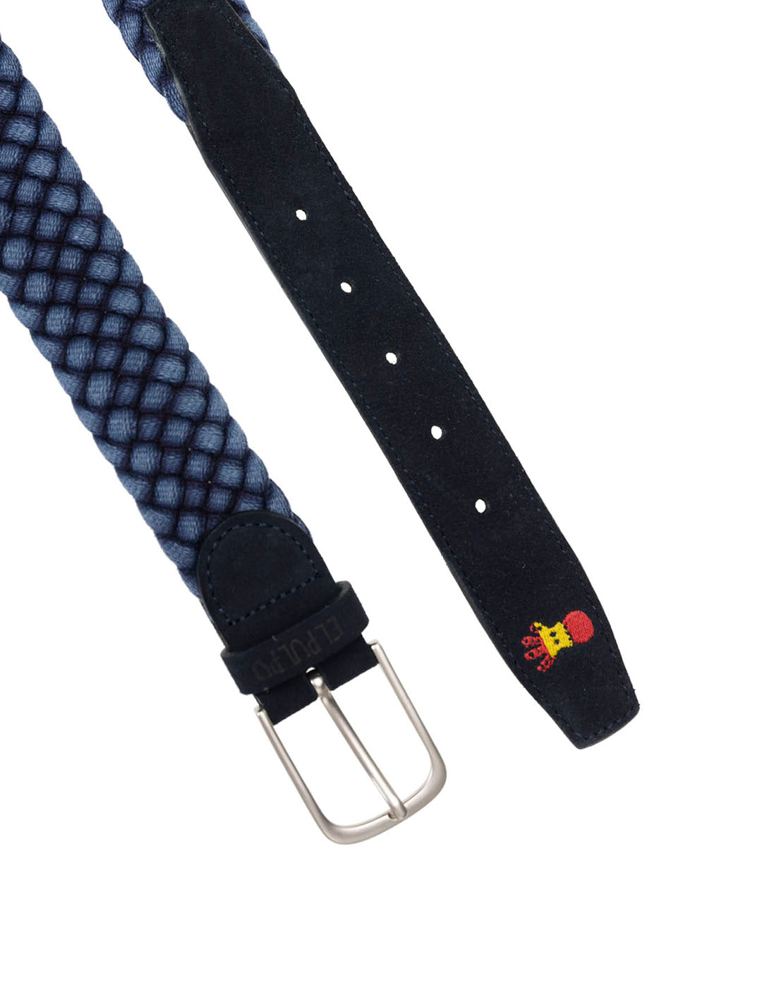 VINTAGE RFEF NAVY BLUE DELAVÉ BELT