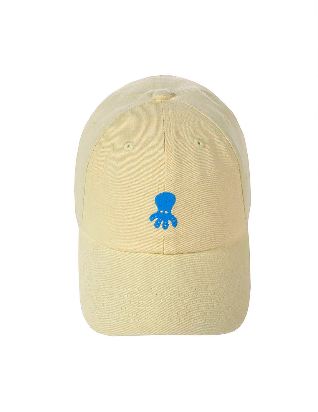 DELAVÉ YELLOW BASIC LOGO WASHED CHILDREN'S CAP