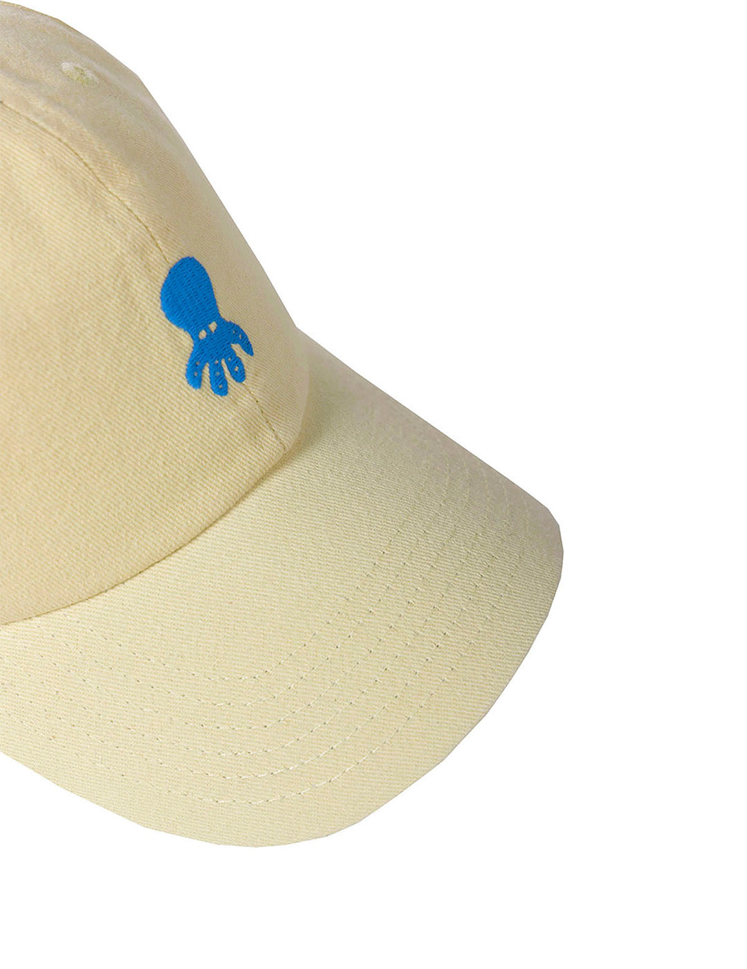 DELAVÉ YELLOW BASIC LOGO WASHED CHILDREN'S CAP