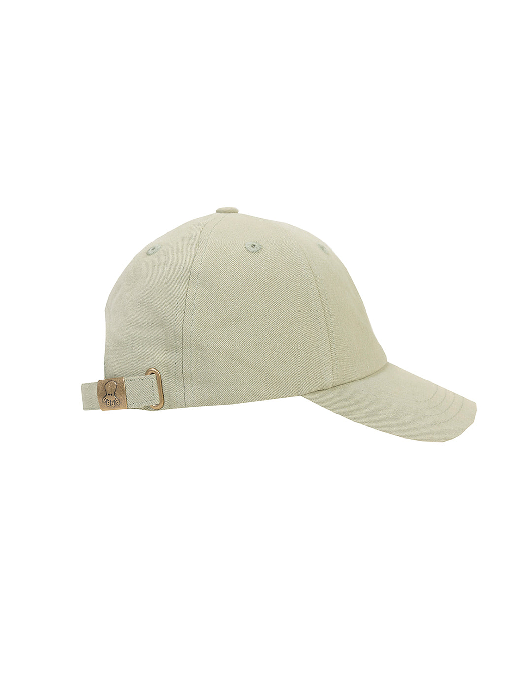WASHED CHILDREN'S CAP WITH OCTOPUS AND SAGE GREEN ORANGE PRINT