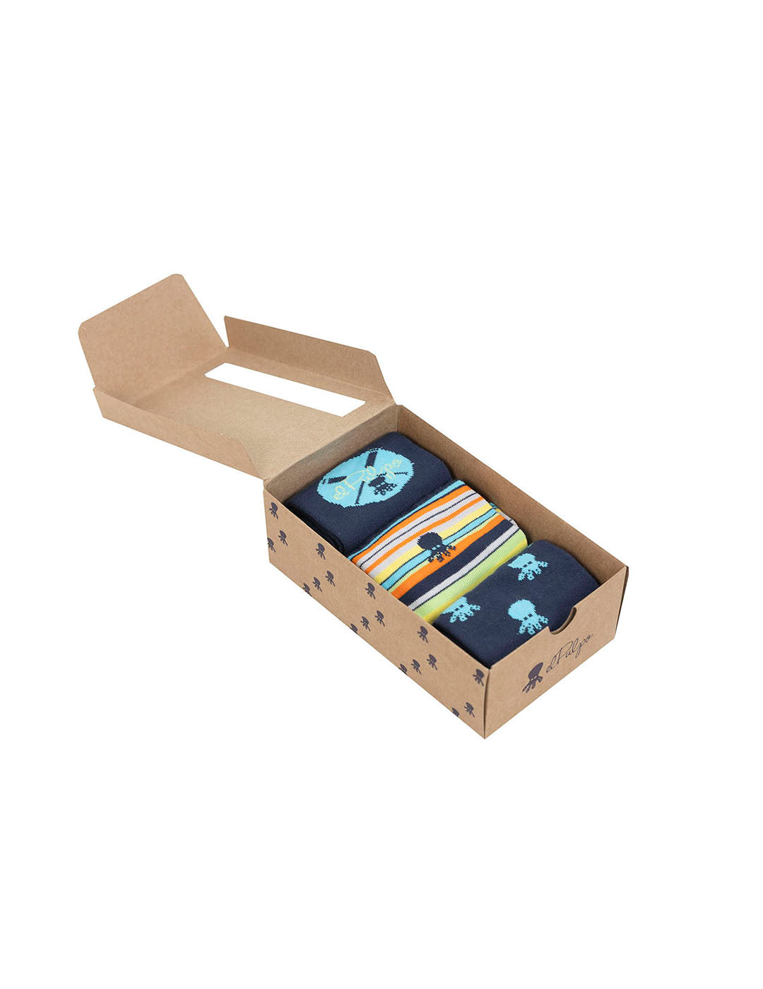 CALCETINES NIÑO LOGOS COLORES Y EMBLEMA PACK 3 MULTICOLOR