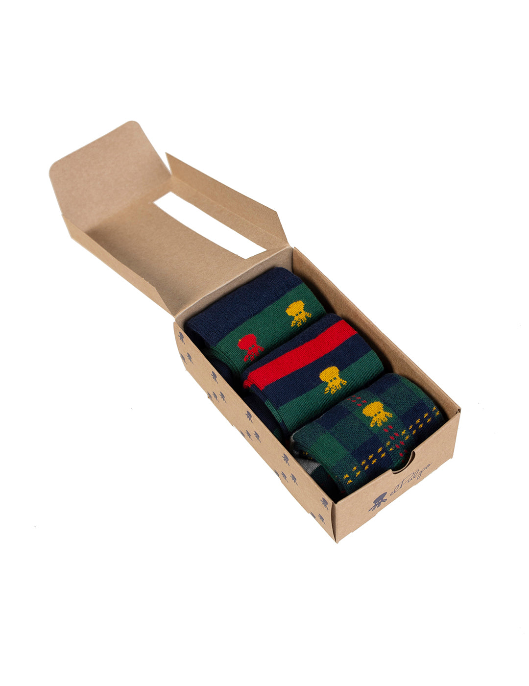 MEIAS ELCULPO JINGLE BELLS MULTICOLORIDAS PARA CRIANÇAS