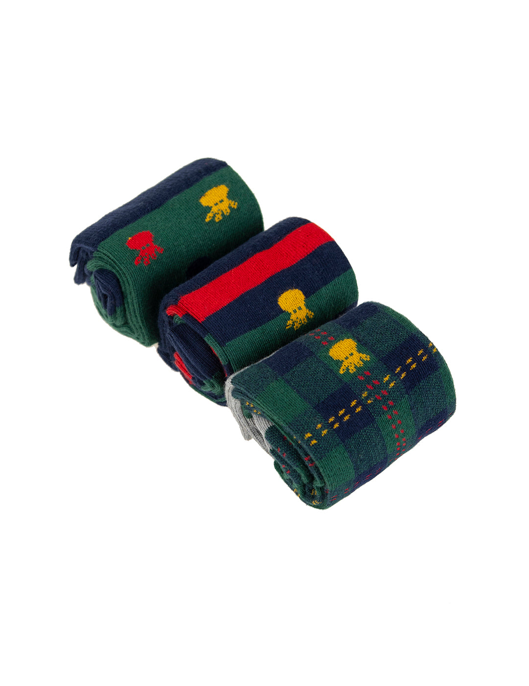 MEIAS ELCULPO JINGLE BELLS MULTICOLORIDAS PARA CRIANÇAS