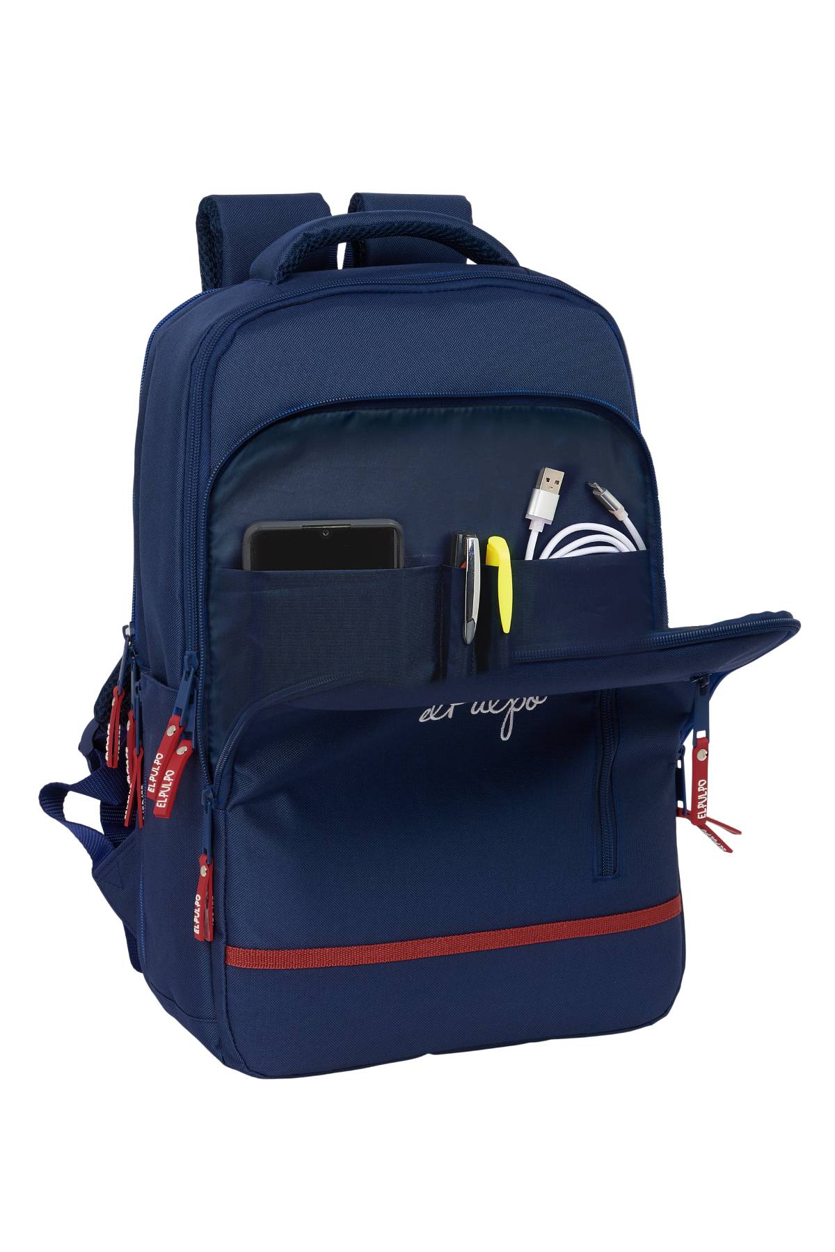MOCHILA PORTATIL 15,6"+TABLET+USB EL PULPO