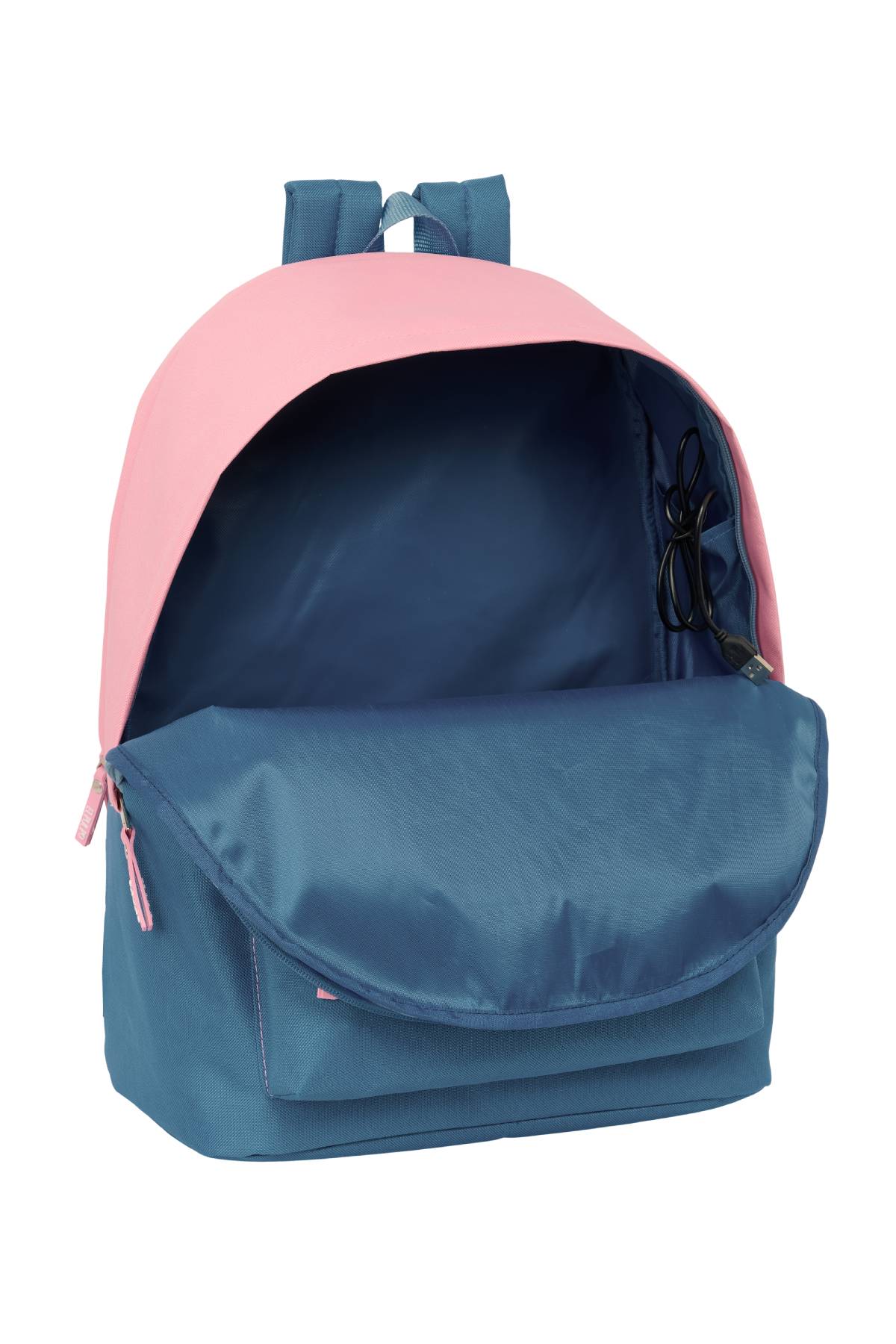 MOCHILA DOBLE PARA PORTATIL 15,6"+USB EL PULPO "INDIGO"