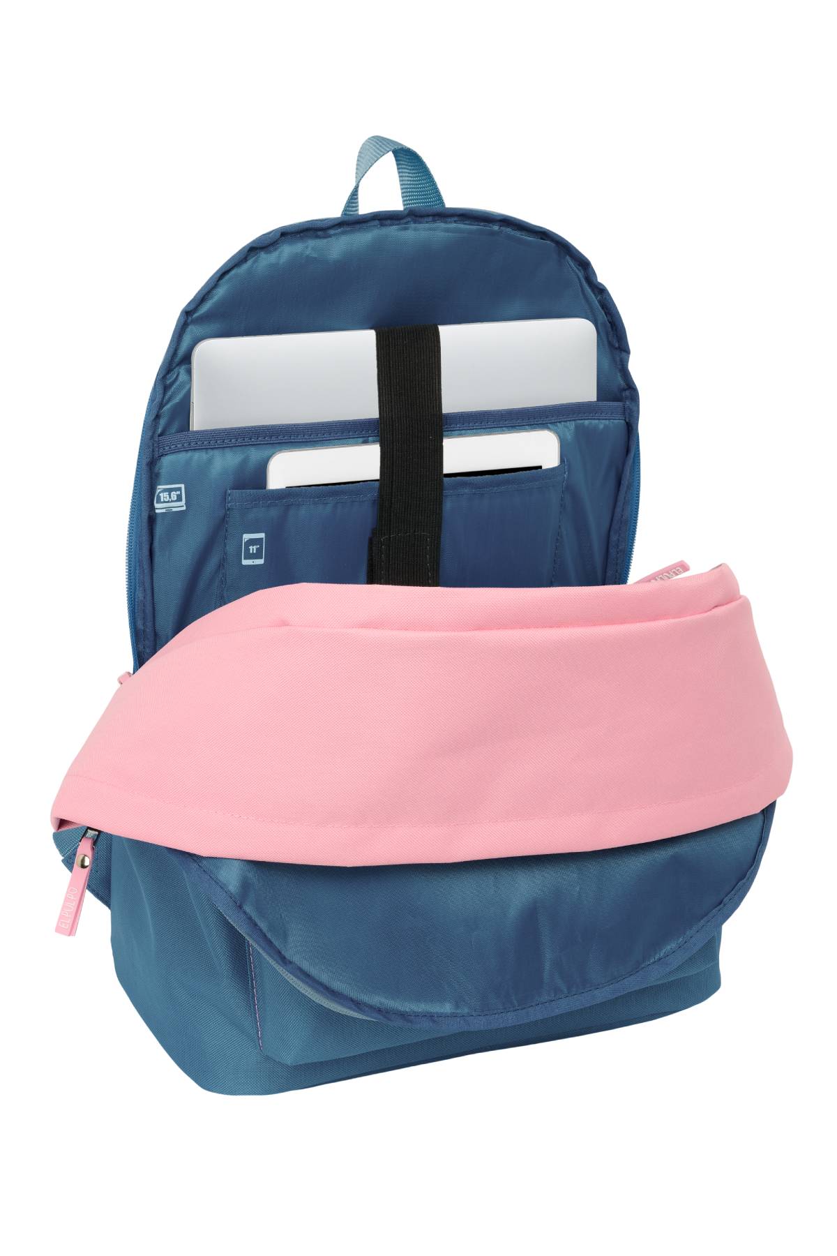 MOCHILA DOBLE PARA PORTATIL 15,6"+USB EL PULPO "INDIGO"
