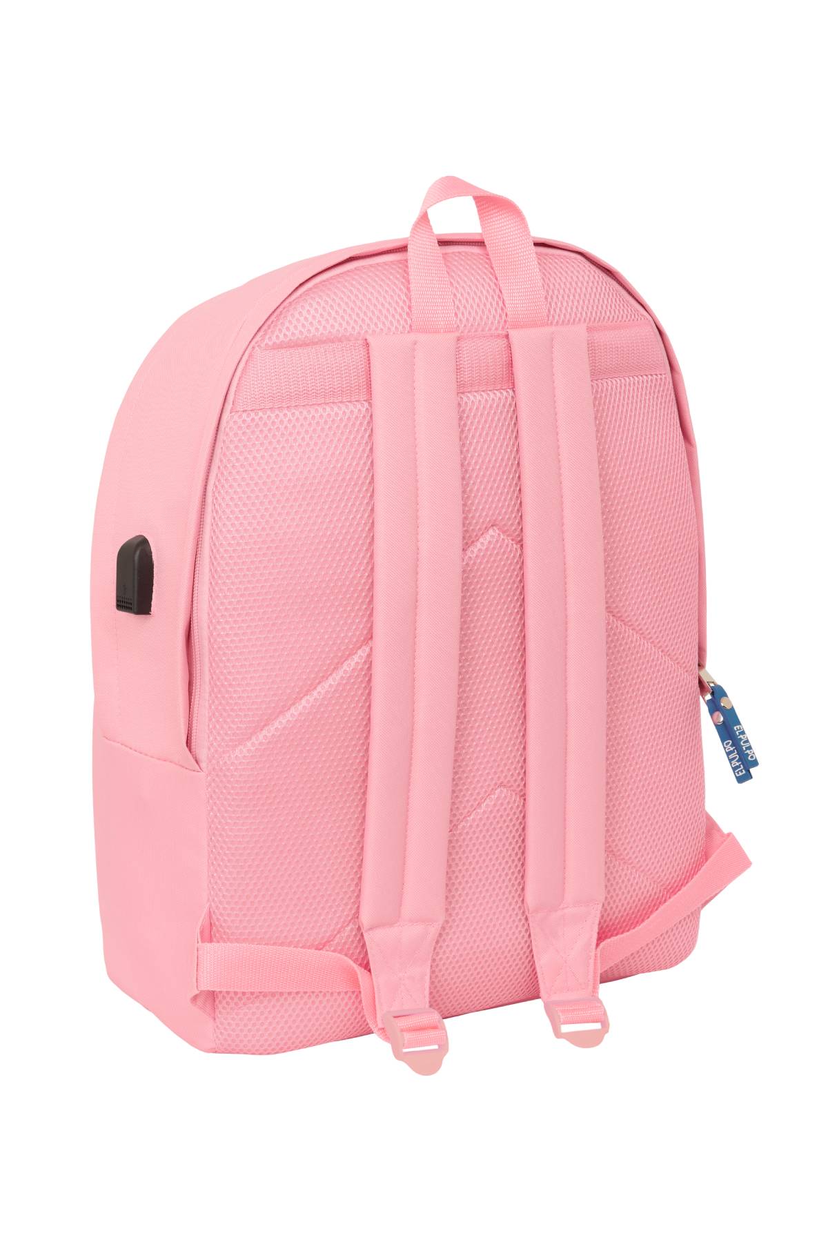 MOCHILA DOBLE PARA PORTATIL 15,6"+USB EL PULPO "ROSA"